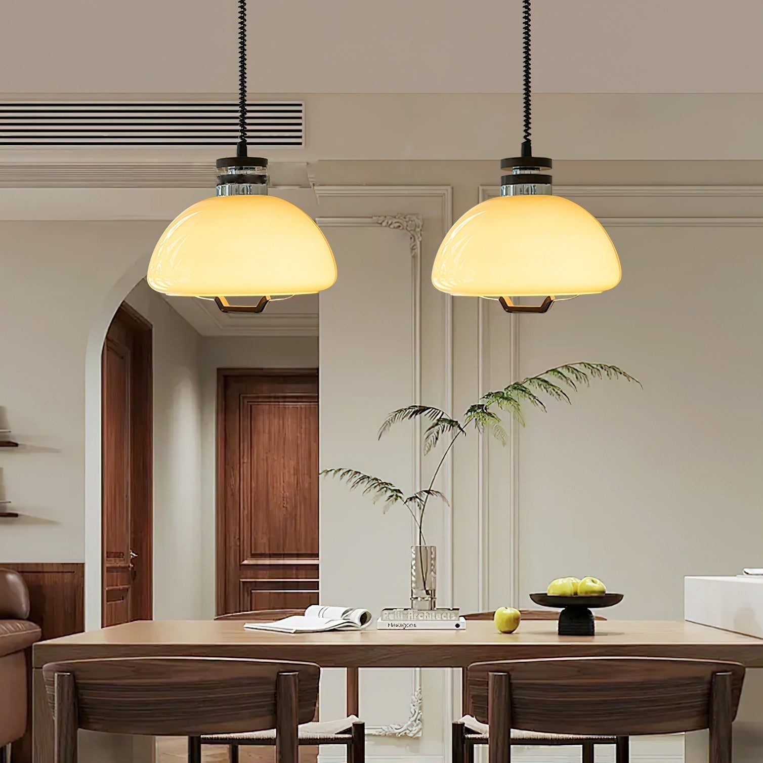 Avvinel Nordic Art Pudding Holz Pendelleuchte-Letslighting
