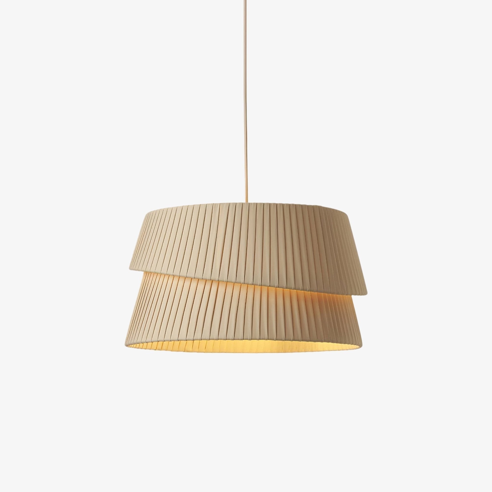 Ilira Premium Eleganz Twist Stoff Pendelleuchte-Letslighting