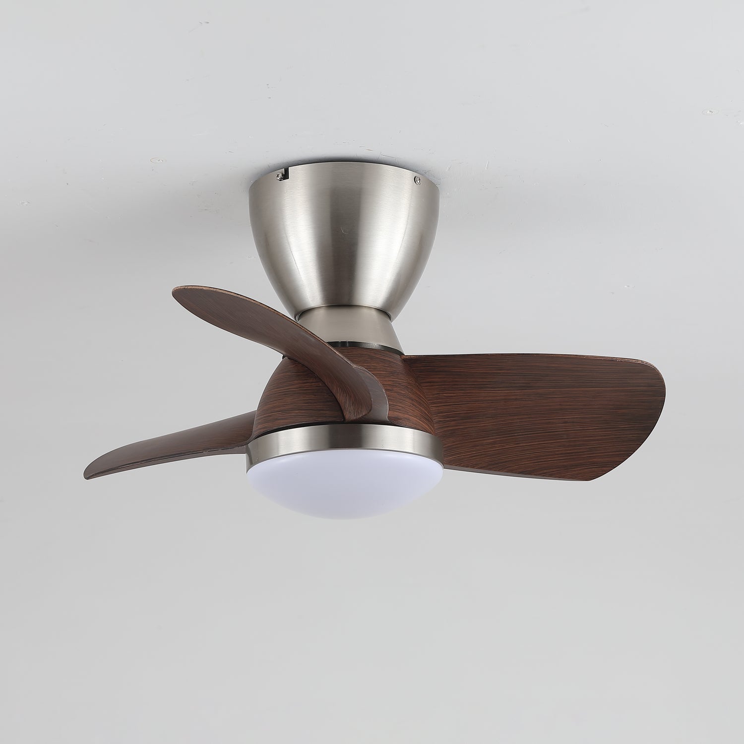 Elora Deckenventilatorleuchte mit Motor aus reinem Kupfer
