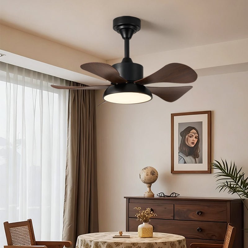 Archer Deckenventilatorleuchte, Detail des Acrylschirms