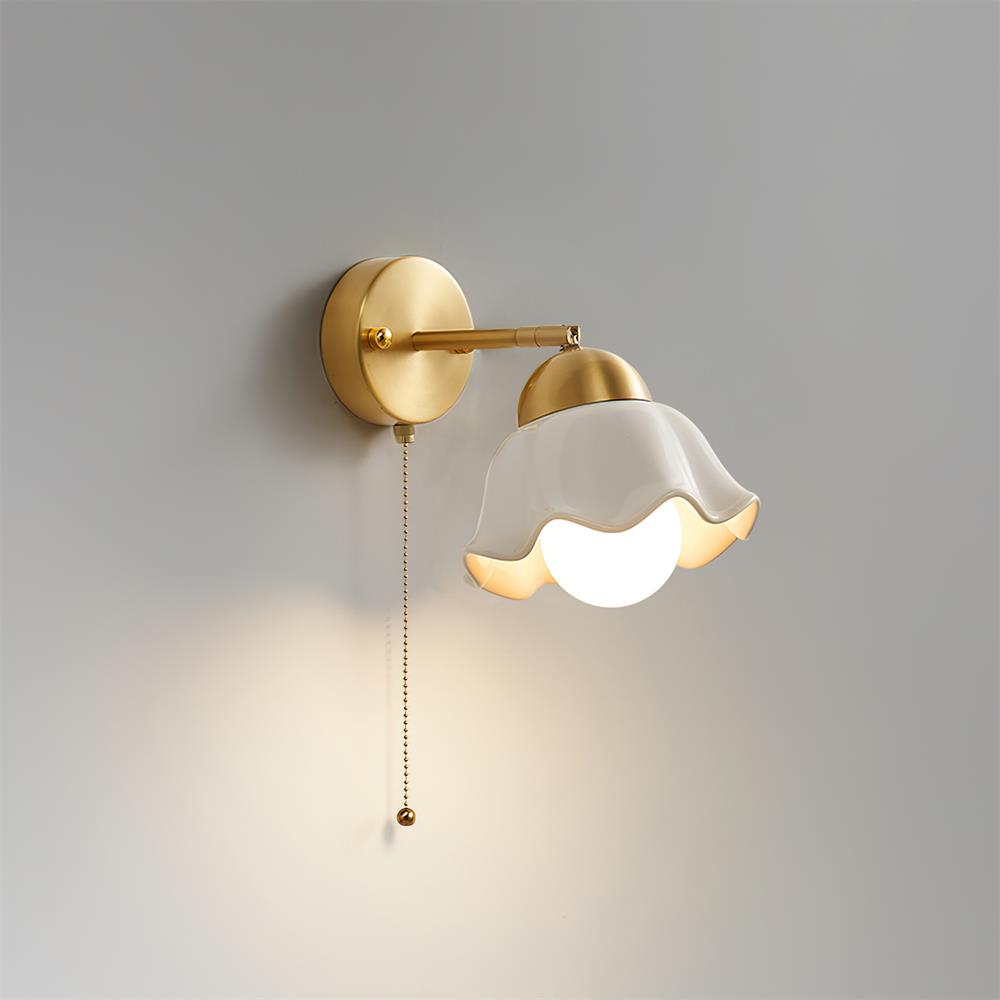 Sage Moderne Wandleuchte aus Messing und Keramik-Letslighting