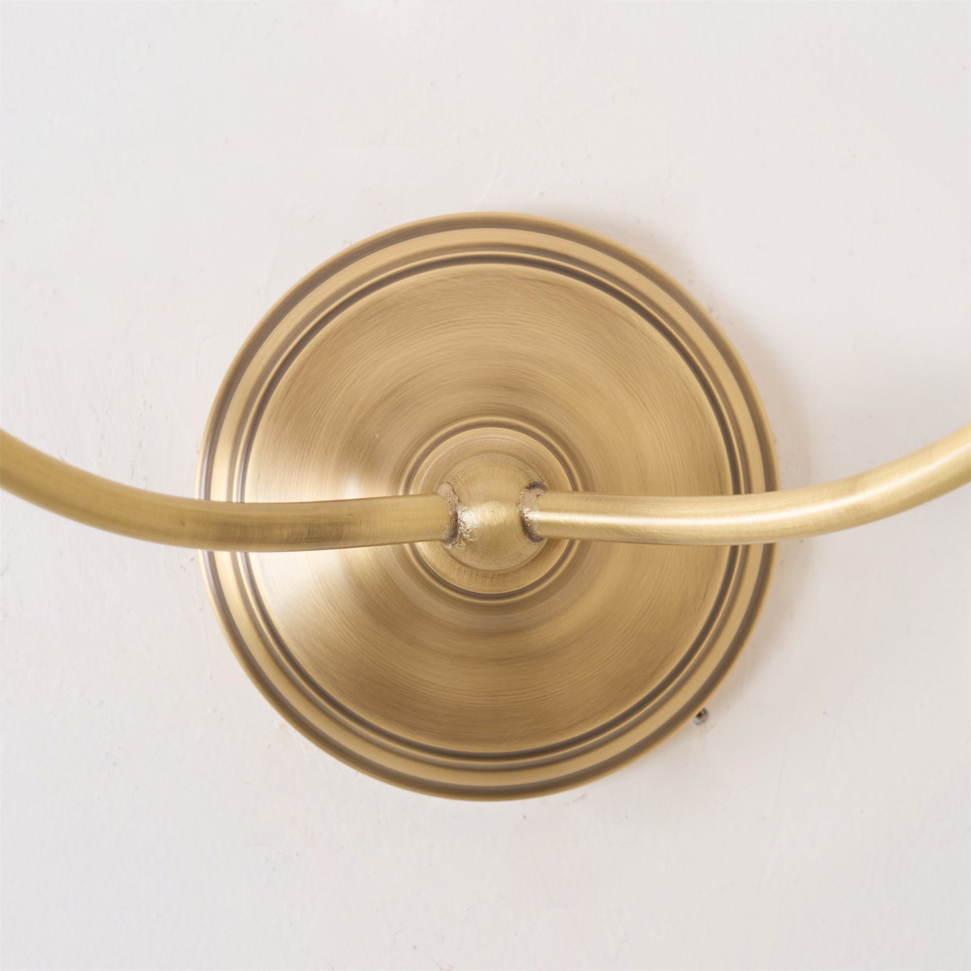 Victor Wandleuchte in Schwarzbronze mit Stoffschirm