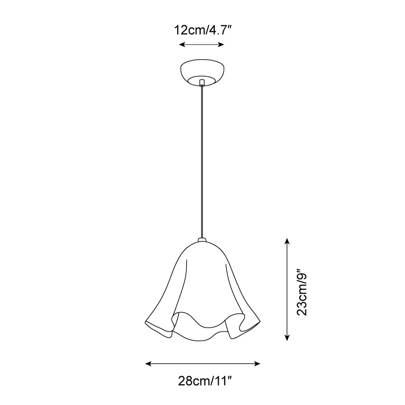 Liora Bell Glass Pendant Light - Letslighting