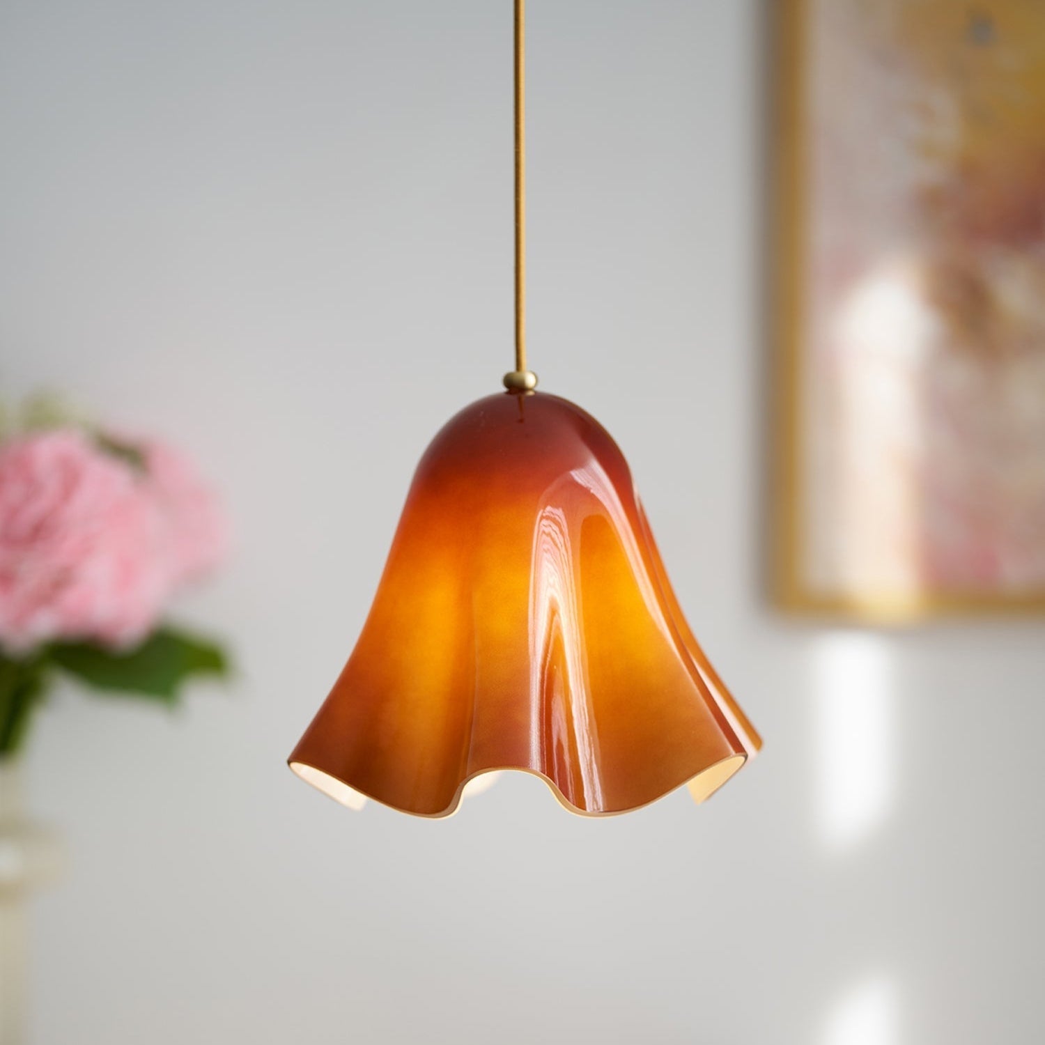 Liora Bell Glass Pendant Light - Letslighting