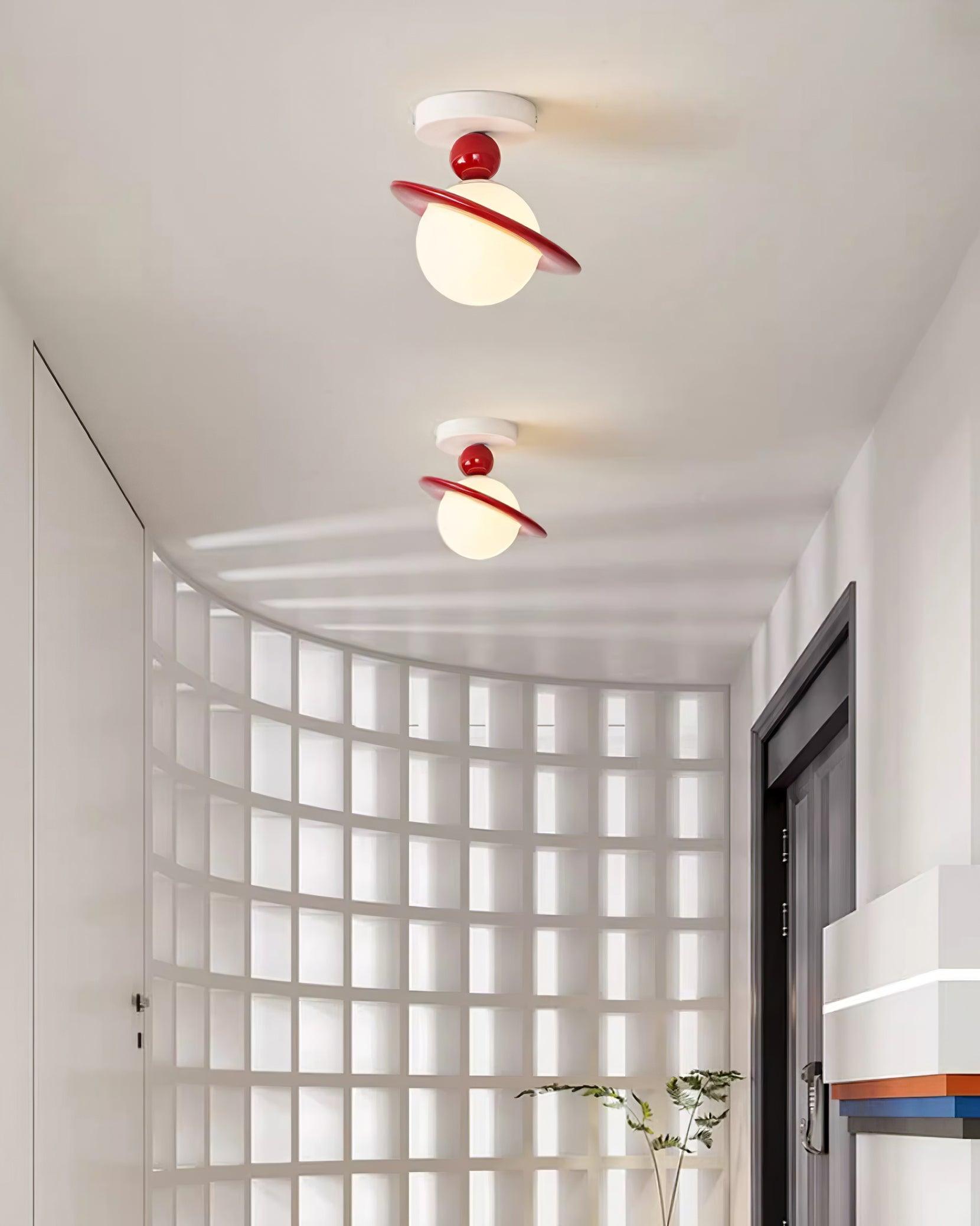 Pivoro Rot Weiß Deckenleuchte-Letslighting
