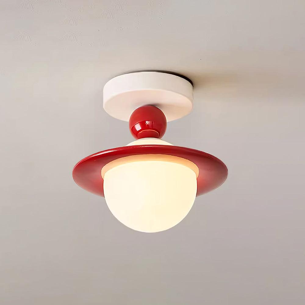 Pivoro Rot Weiß Deckenleuchte-Letslighting