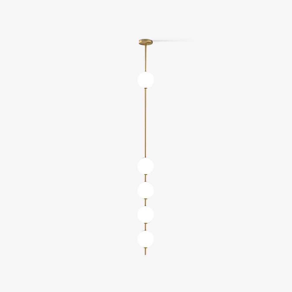 Halo Moderne Minimalistische Messing Pendelleuchte-Letslighting