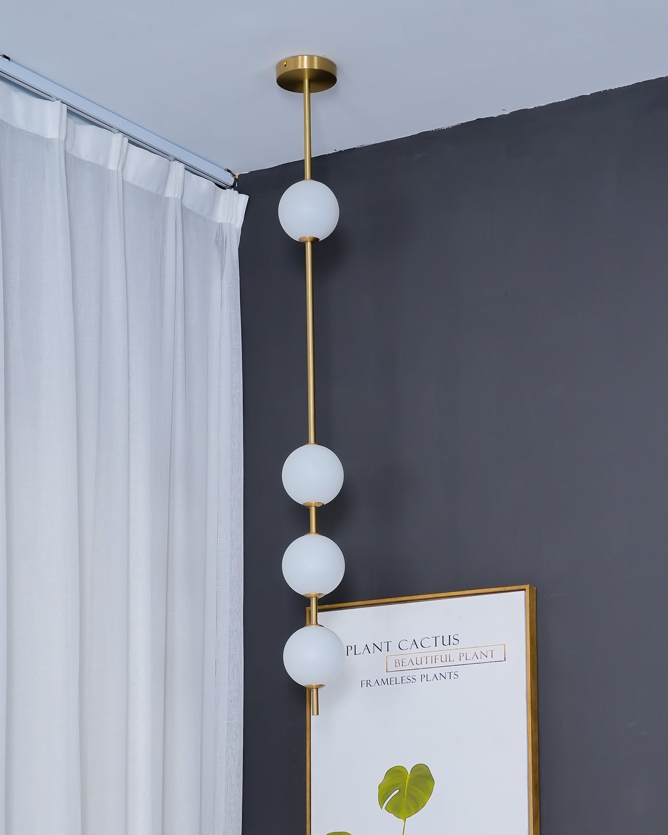 Halo Moderne Minimalistische Messing Pendelleuchte-Letslighting