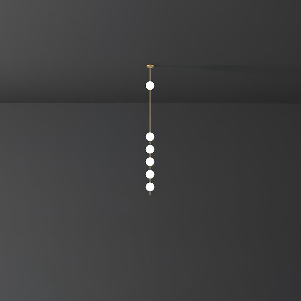 Halo Moderne Minimalistische Messing Pendelleuchte-Letslighting