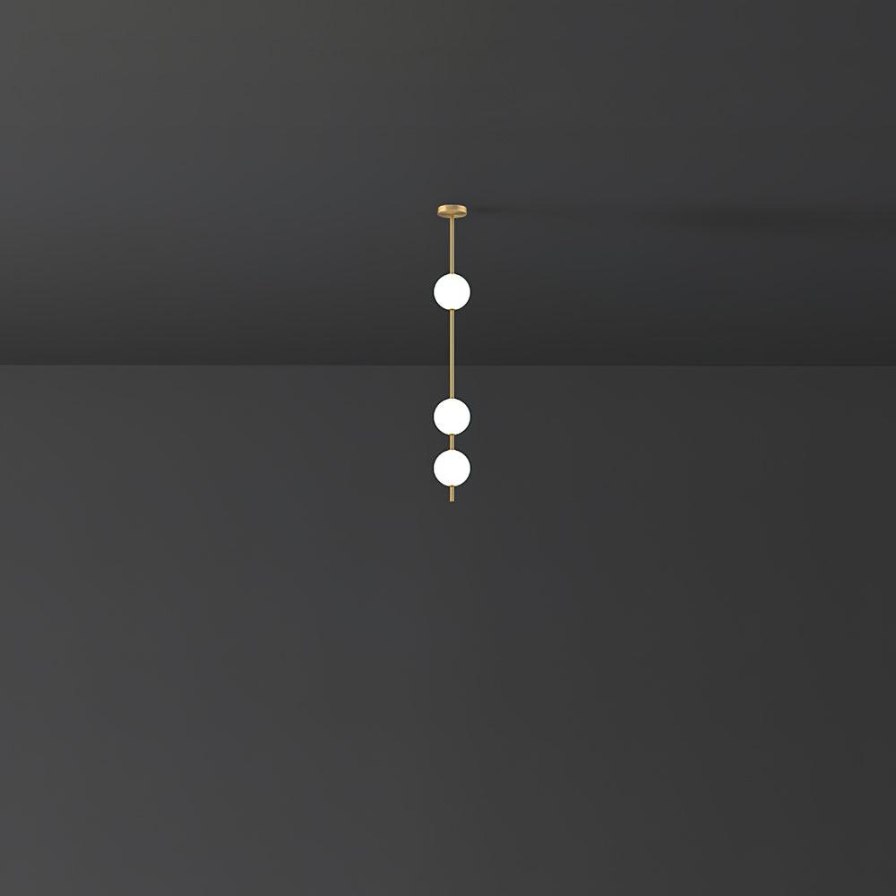Halo Moderne Minimalistische Messing Pendelleuchte-Letslighting