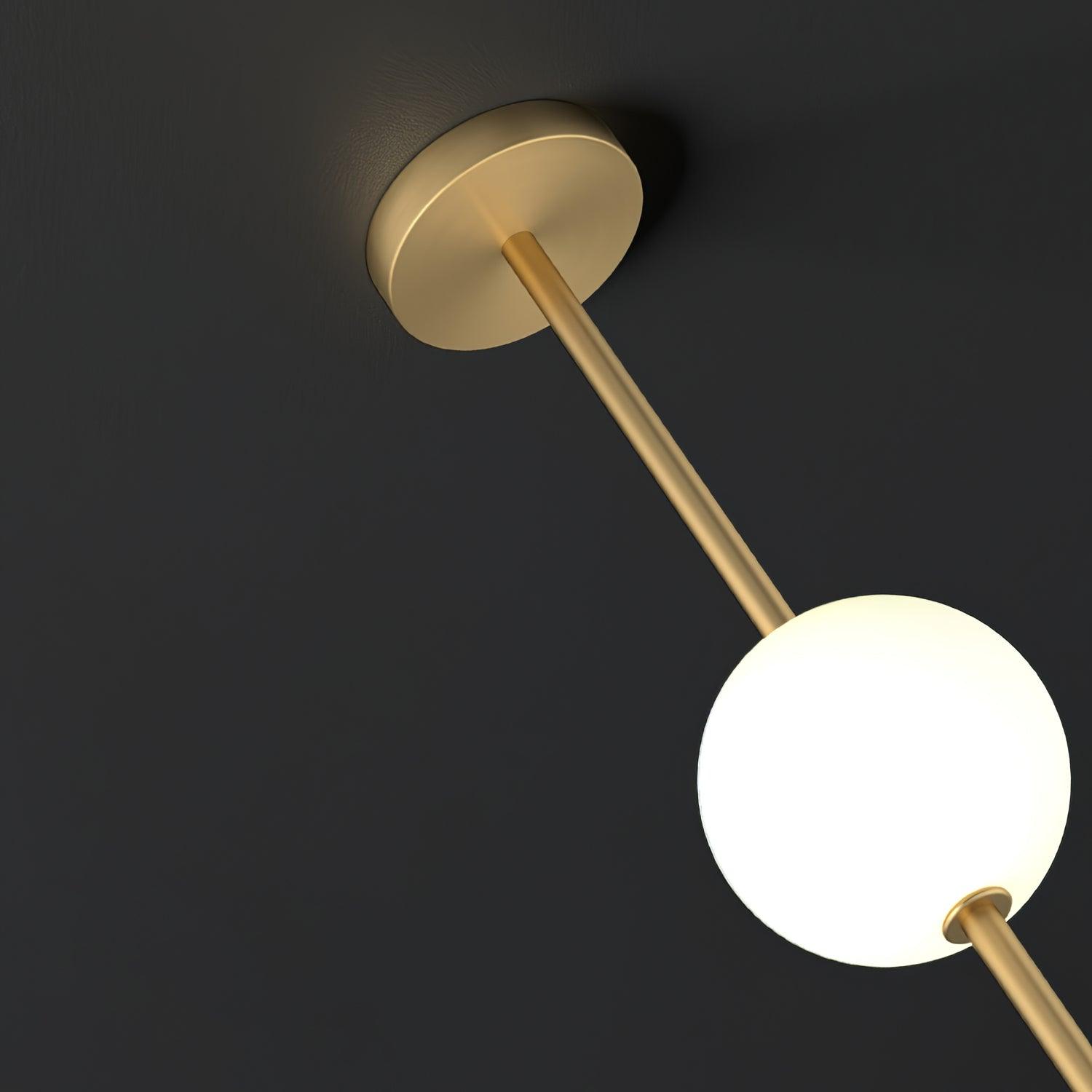 Halo Moderne Minimalistische Messing Pendelleuchte-Letslighting