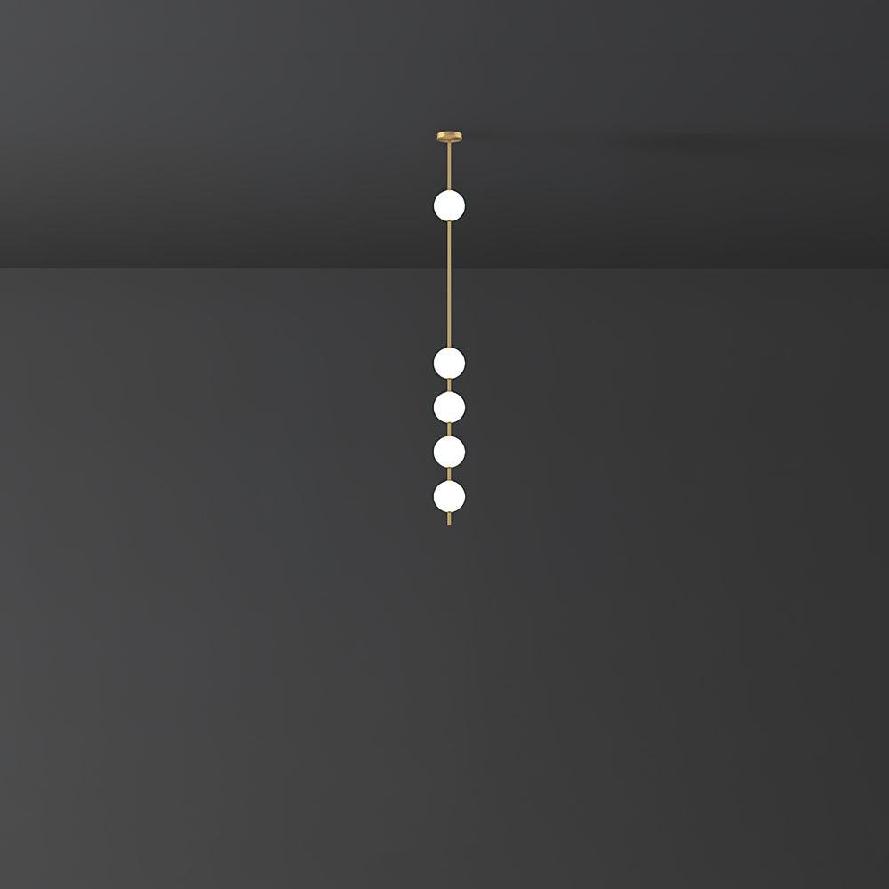 Halo Moderne Minimalistische Messing Pendelleuchte-Letslighting