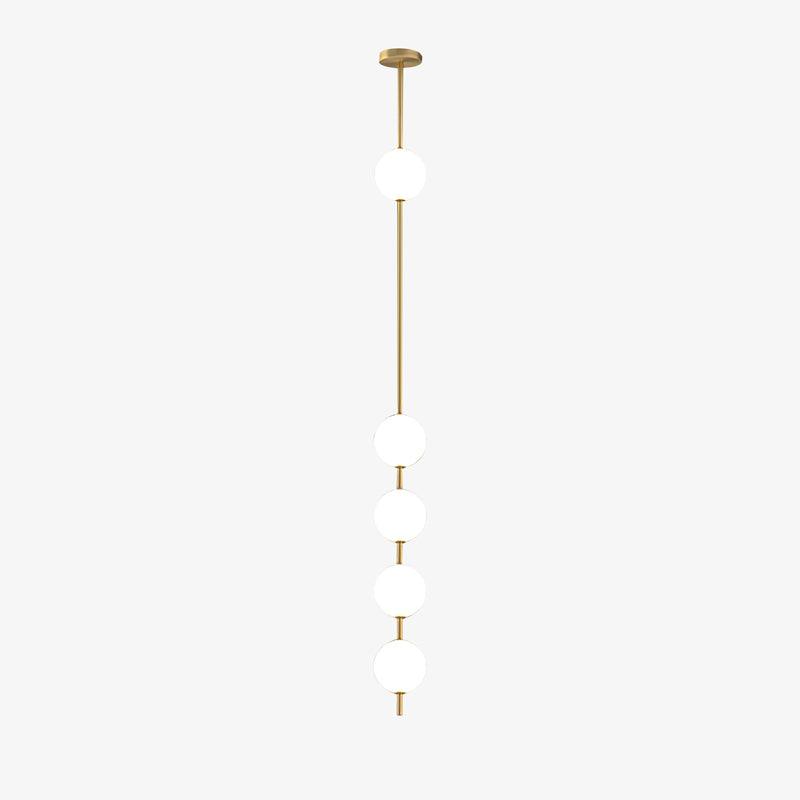Halo Moderne Minimalistische Messing Pendelleuchte-Letslighting