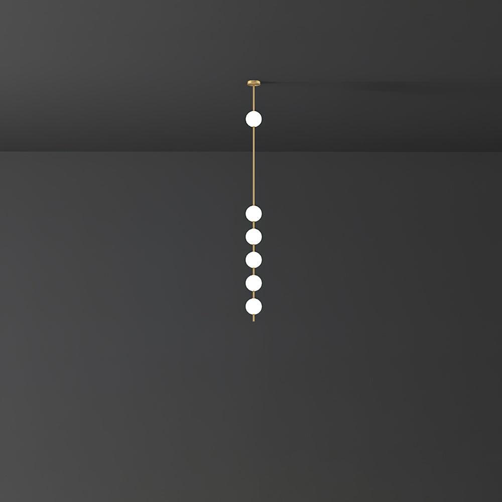 Halo Moderne Minimalistische Messing Pendelleuchte-Letslighting
