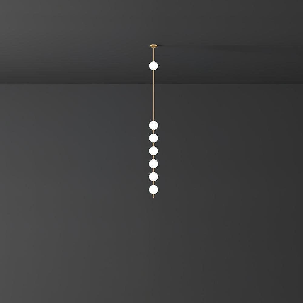 Halo Moderne Minimalistische Messing Pendelleuchte-Letslighting