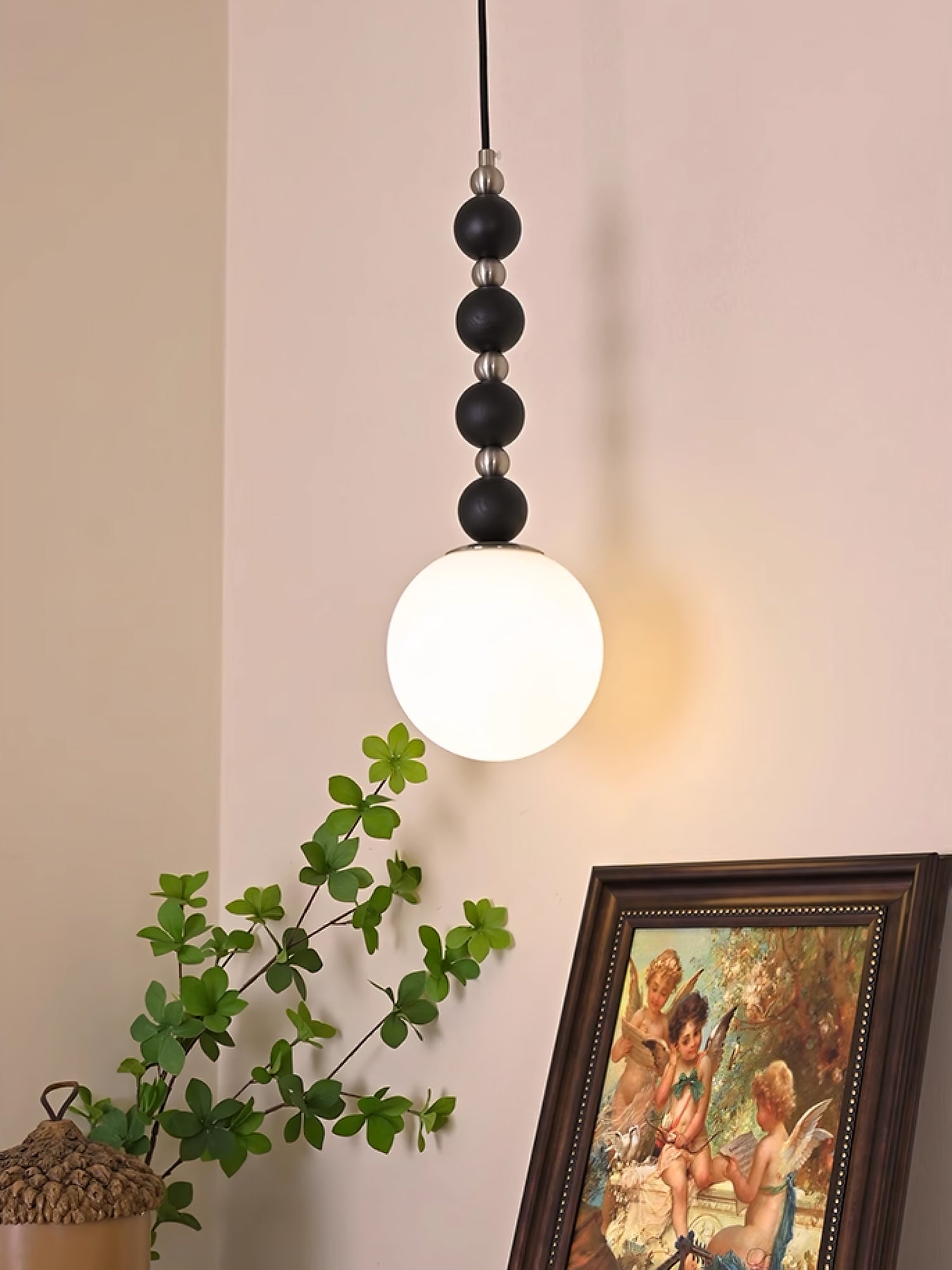 Golie Minimalistisch Holz Pendelleuchte Lampe-Letslighting