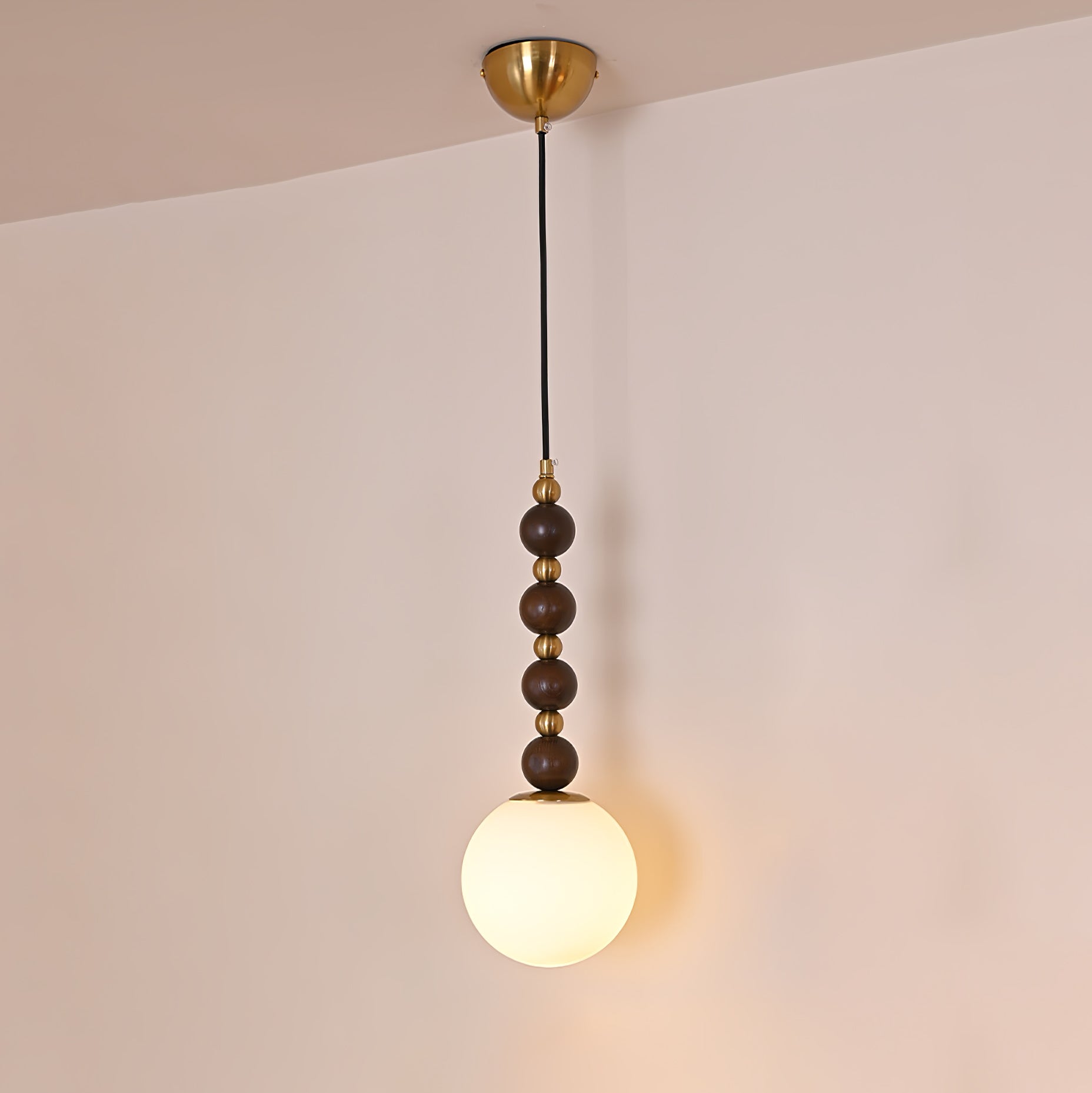 Golie Minimalistisch Holz Pendelleuchte Lampe-Letslighting