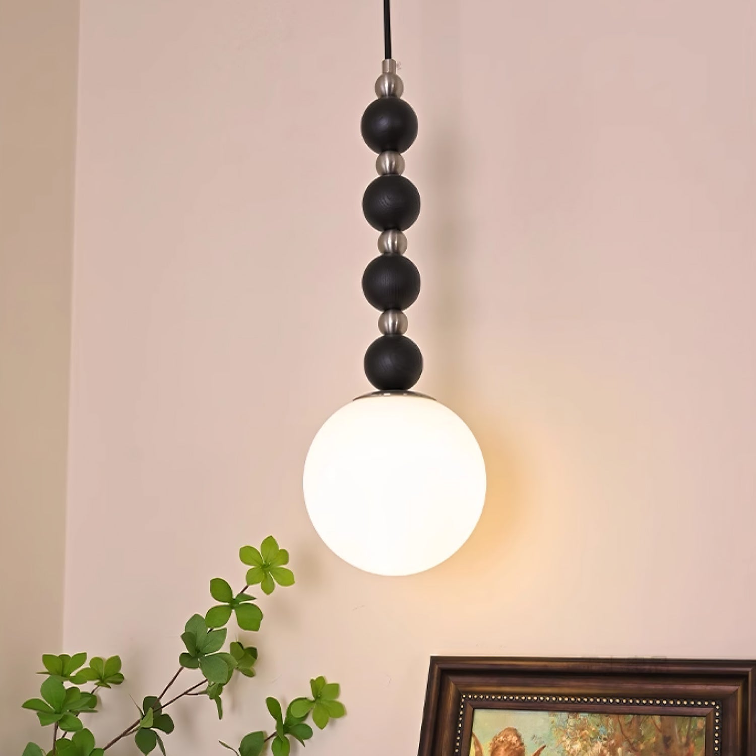 Golie Minimalistisch Holz Pendelleuchte Lampe-Letslighting