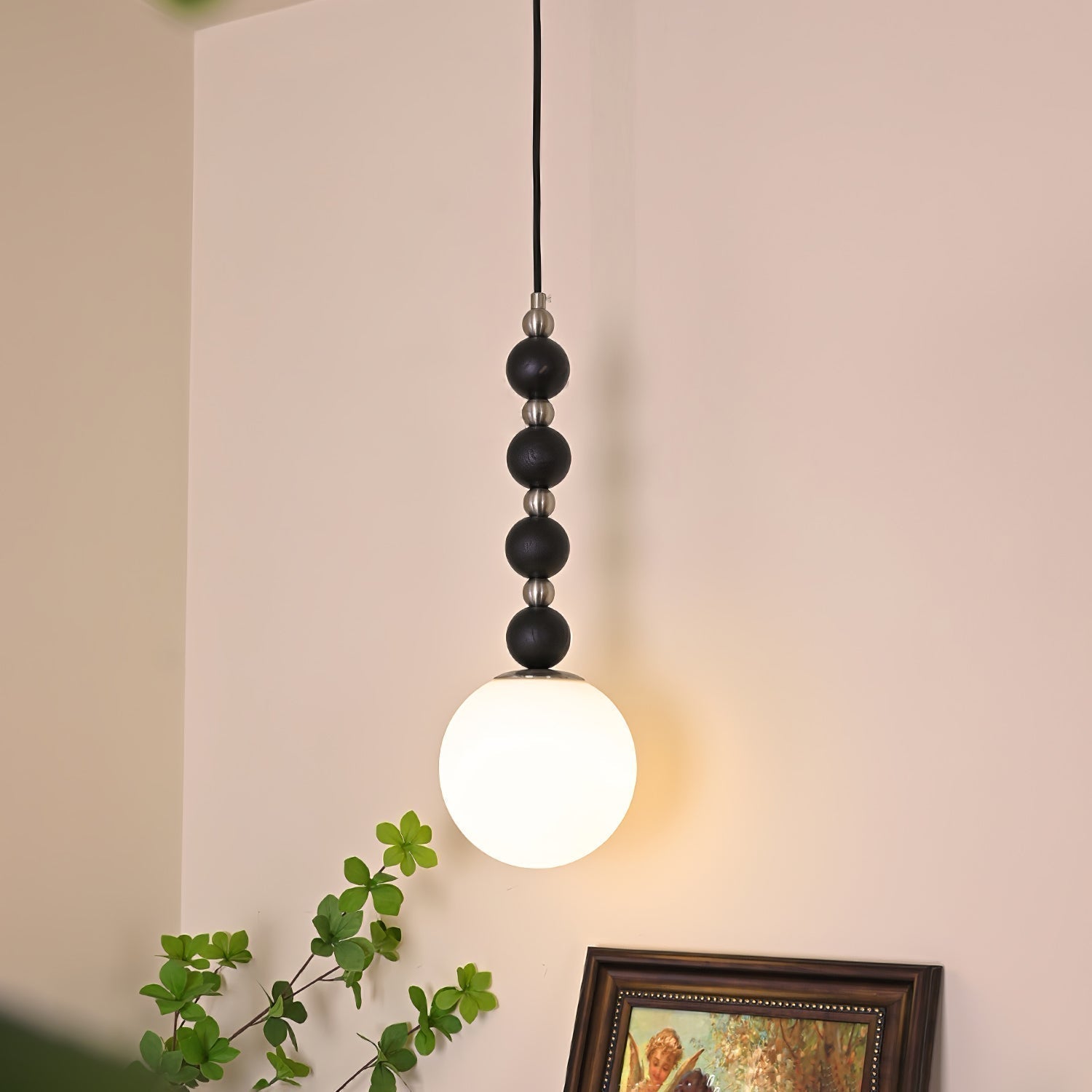 Golie Minimalistisch Holz Pendelleuchte Lampe-Letslighting