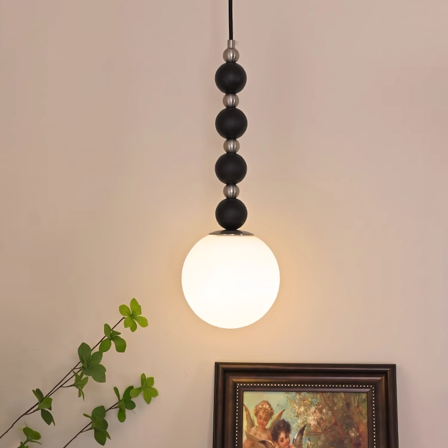 Golie Minimalistisch Holz Pendelleuchte Lampe-Letslighting