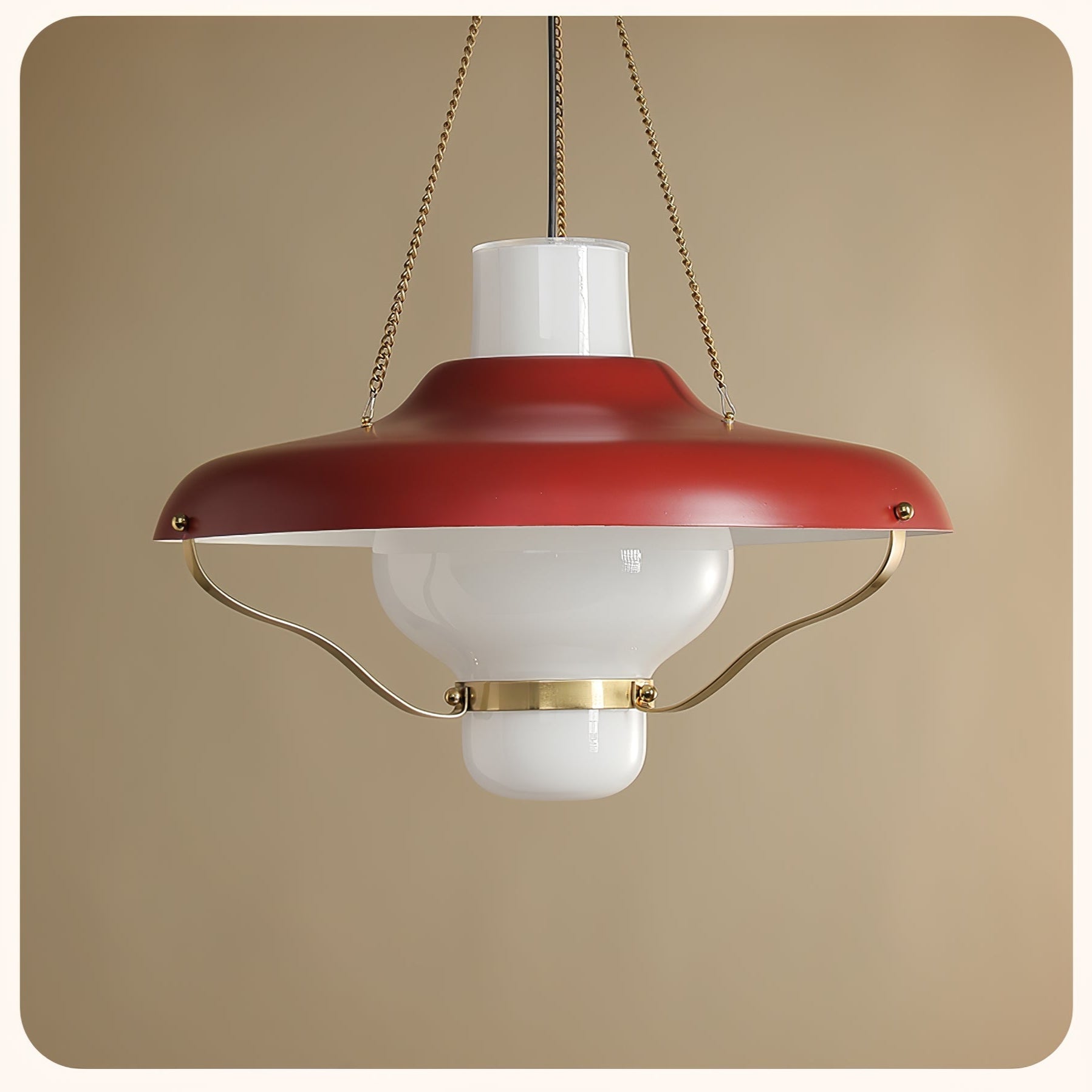 Olaeon Mid-Century Glas Pendelleuchte-Letslighting