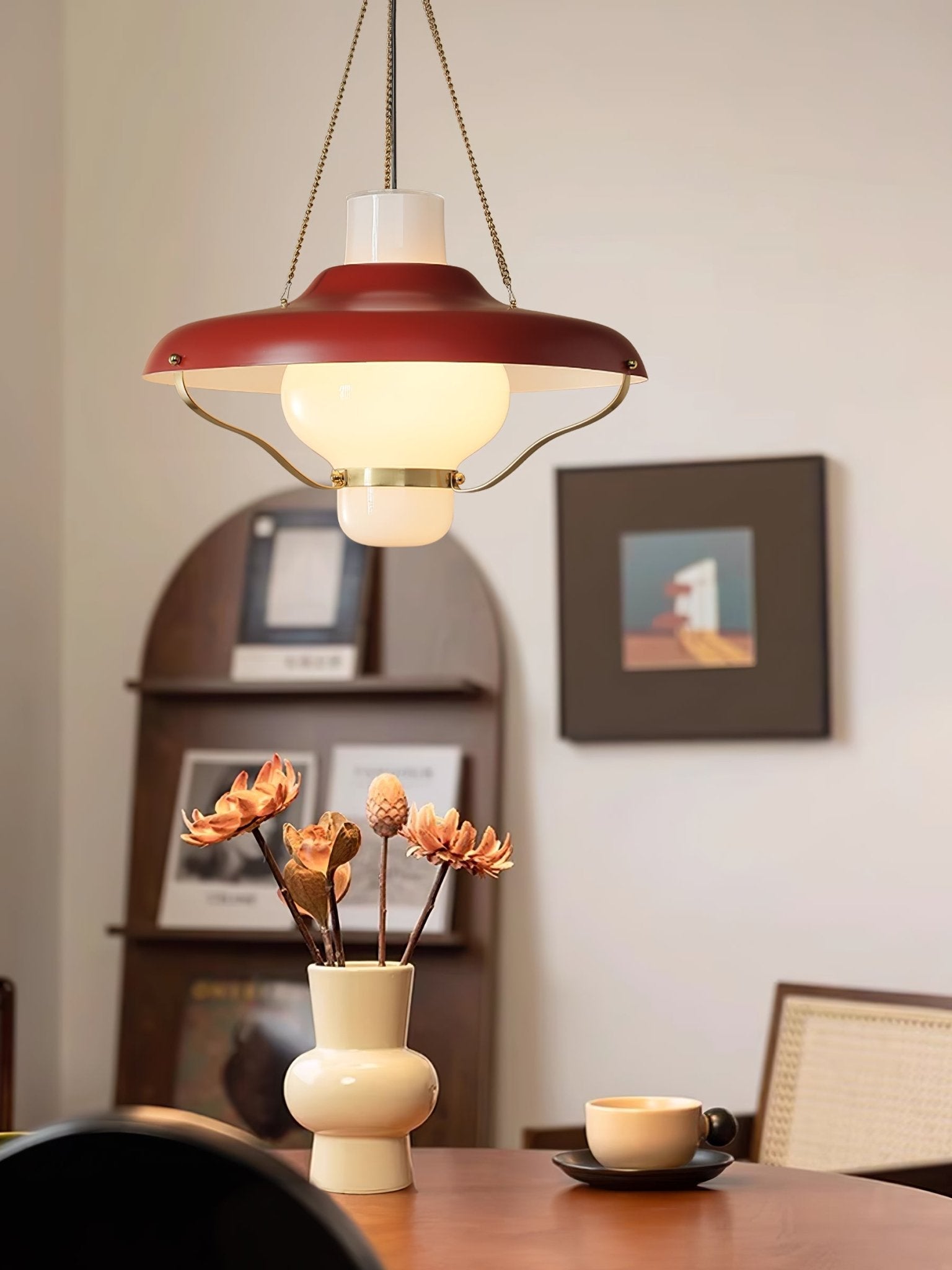 Olaeon Mid-Century Glas Pendelleuchte-Letslighting