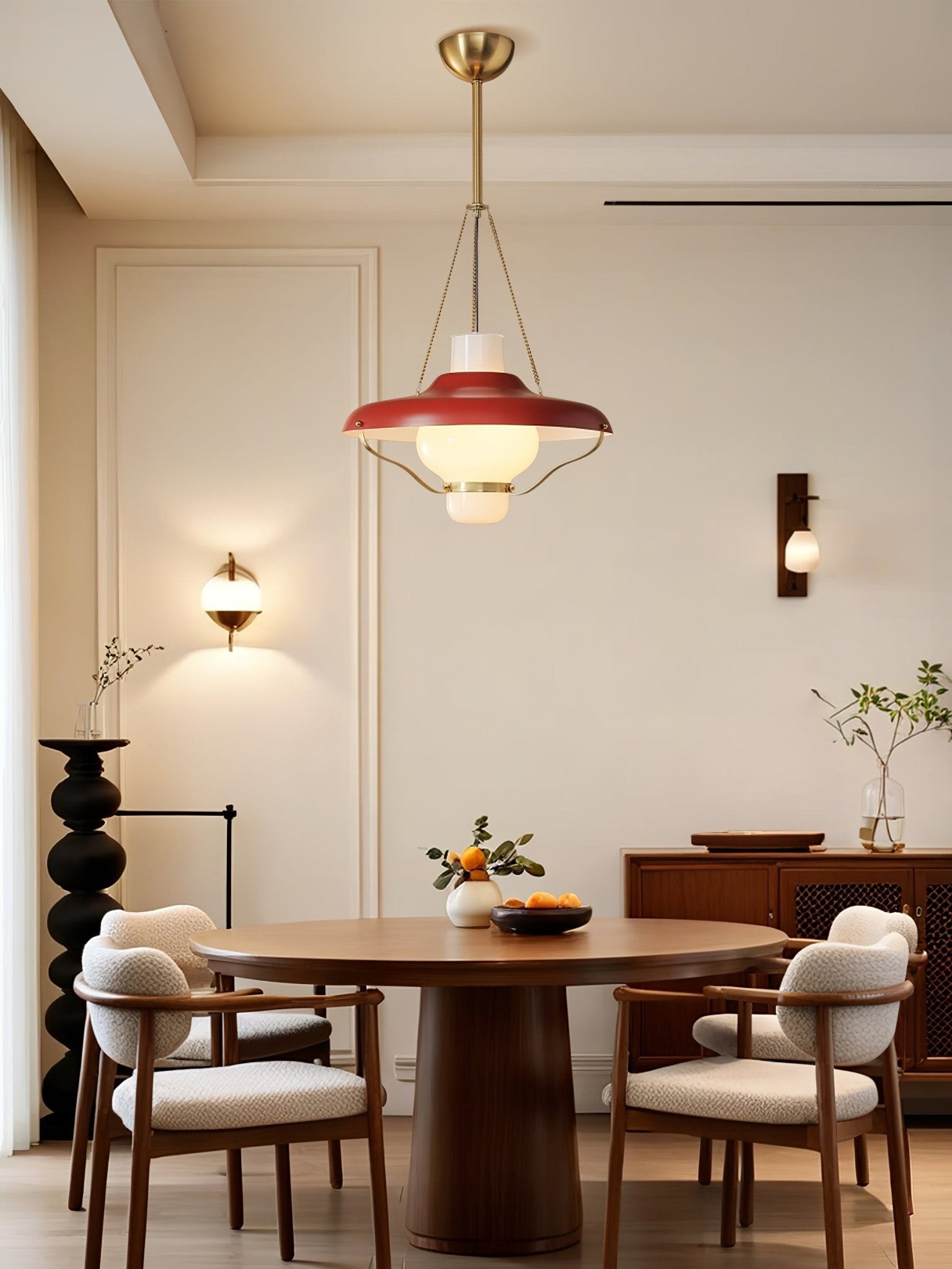 Olaeon Mid-Century Glas Pendelleuchte-Letslighting