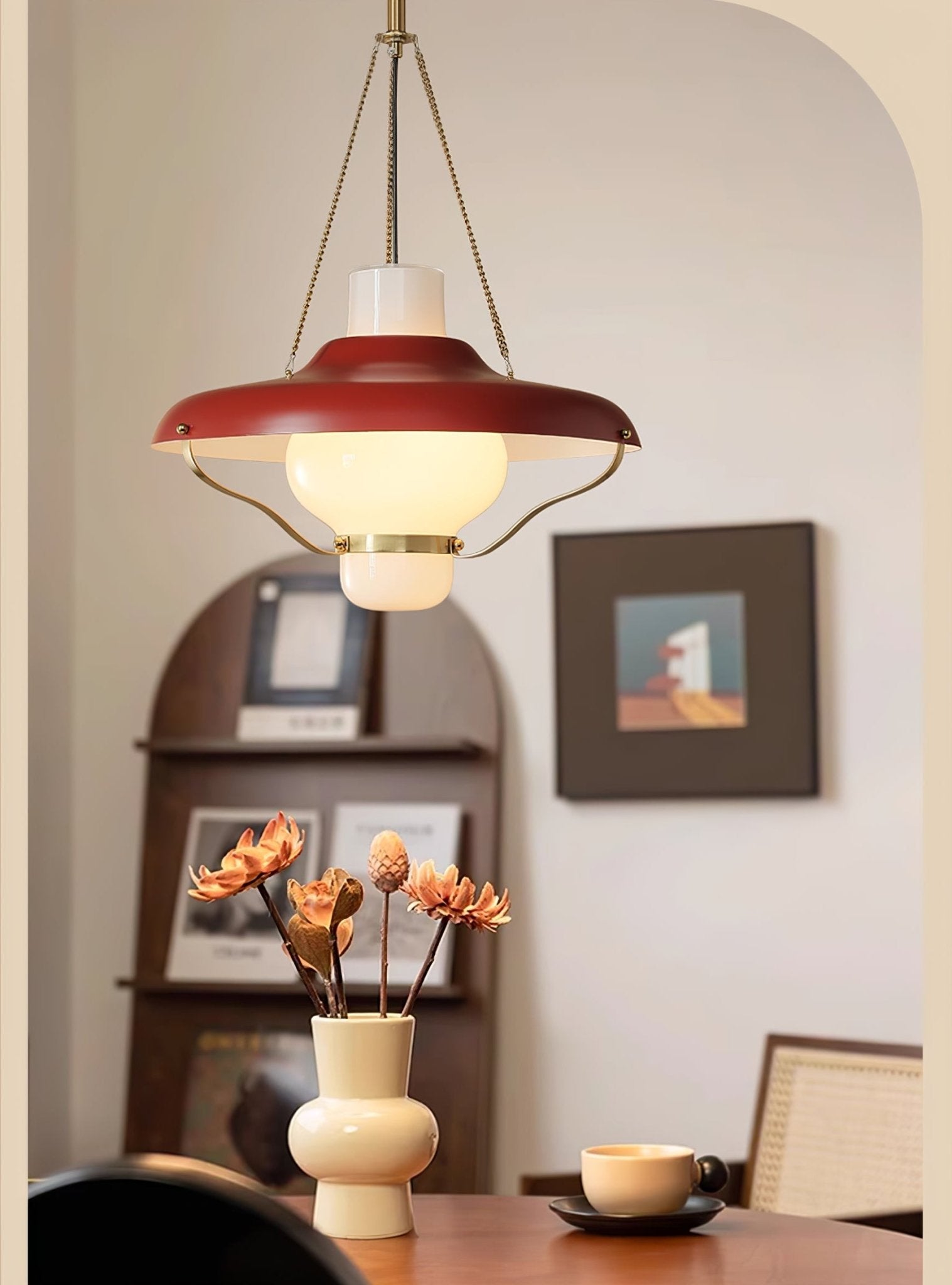 Olaeon Mid-Century Glas Pendelleuchte-Letslighting