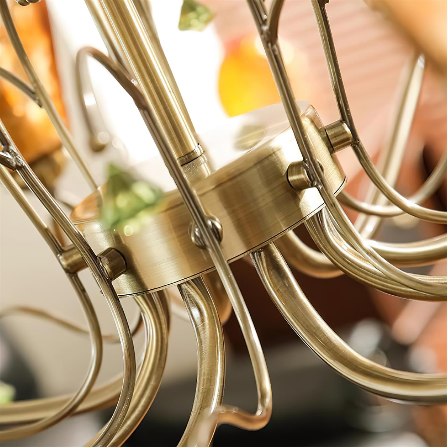 Givona Vintage Glas-Kronleuchter-Letslighting