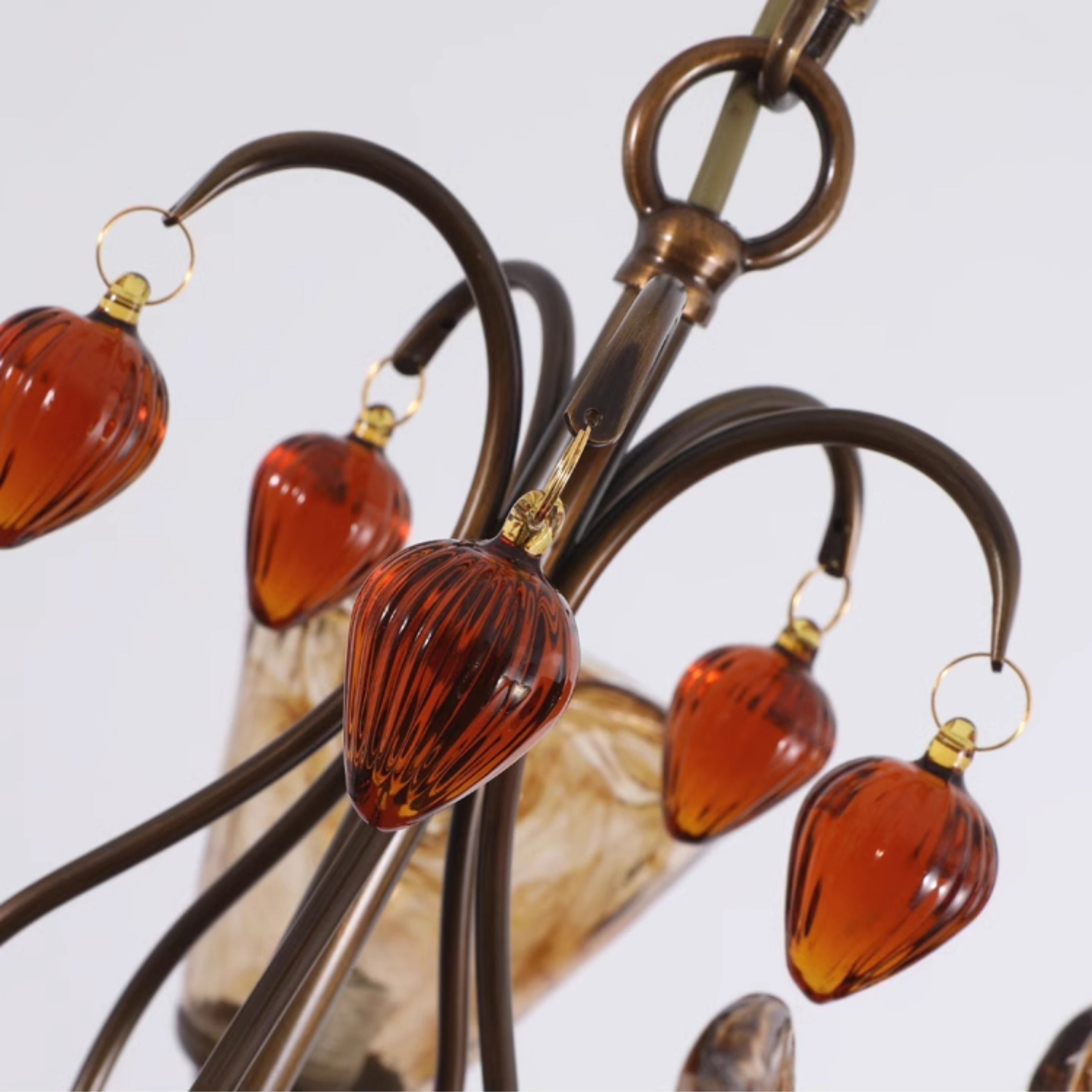 Evzorira Glas Kristall Vintage Luxus Kronleuchter-Letslighting