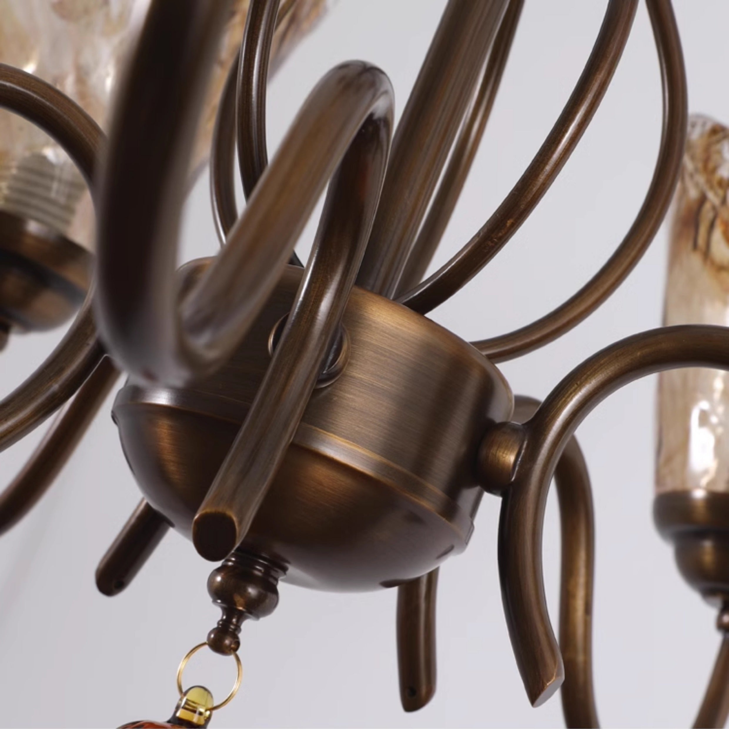 Evzorira Glas Kristall Vintage Luxus Kronleuchter-Letslighting