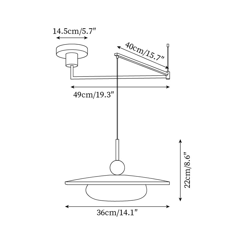 Avione Adjustable Pendant Light - Letslighting