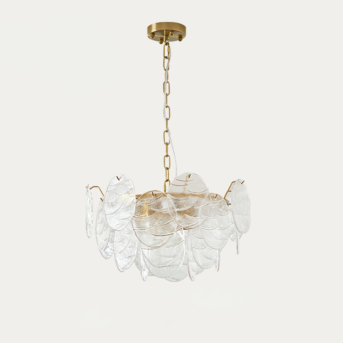 Leaf Vintage Glass Chandelier - Blowlighting