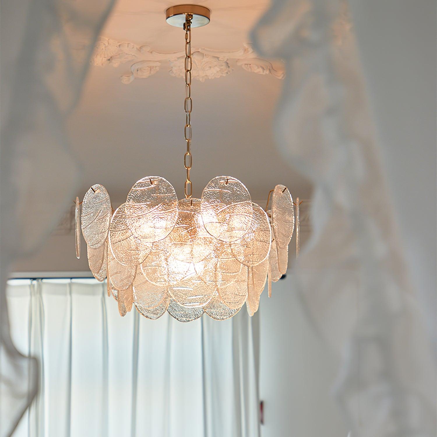 Leaf Vintage Glass Chandelier - Blowlighting
