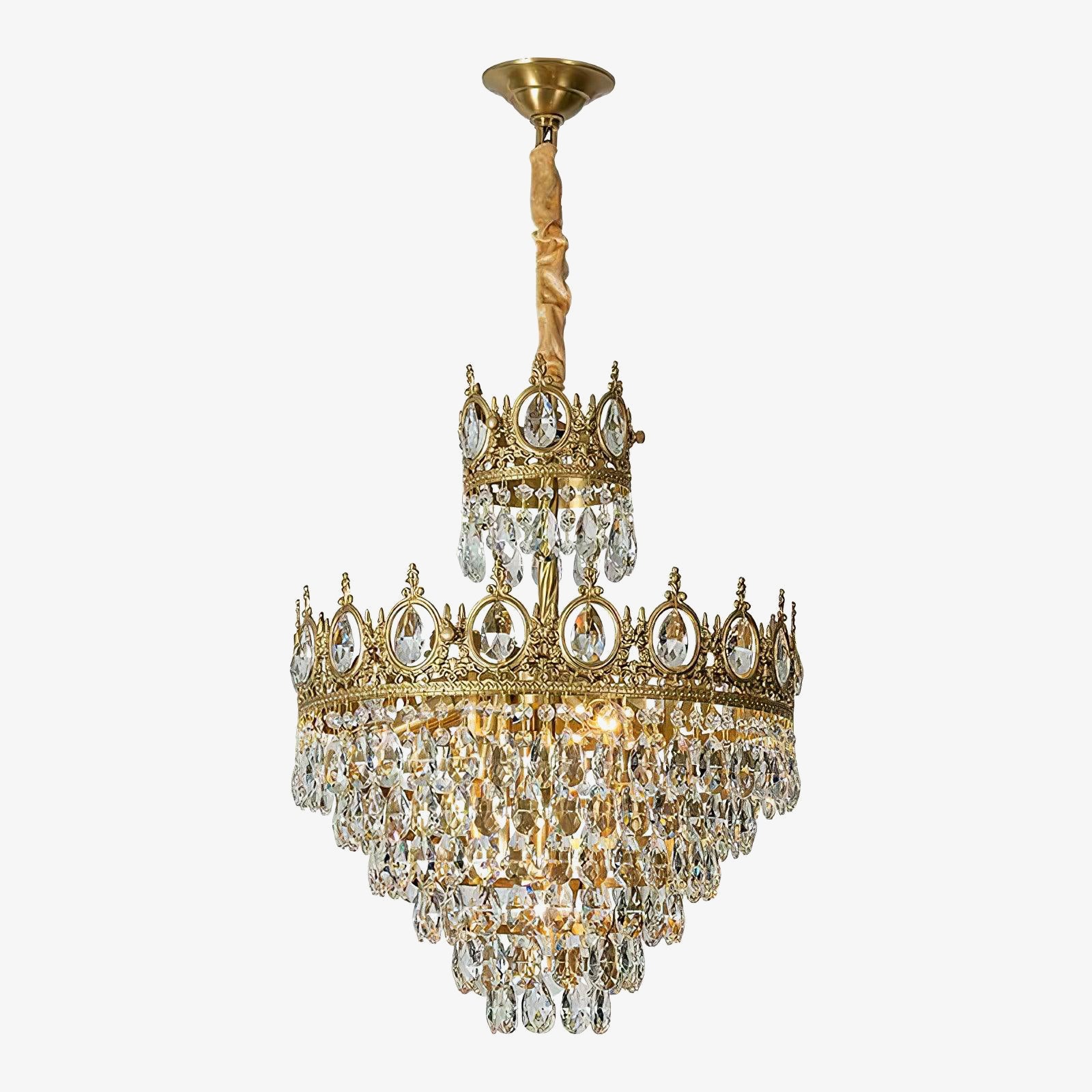 Lustra Pendelleuchte Vintage Kristalltropfen-Letslighting