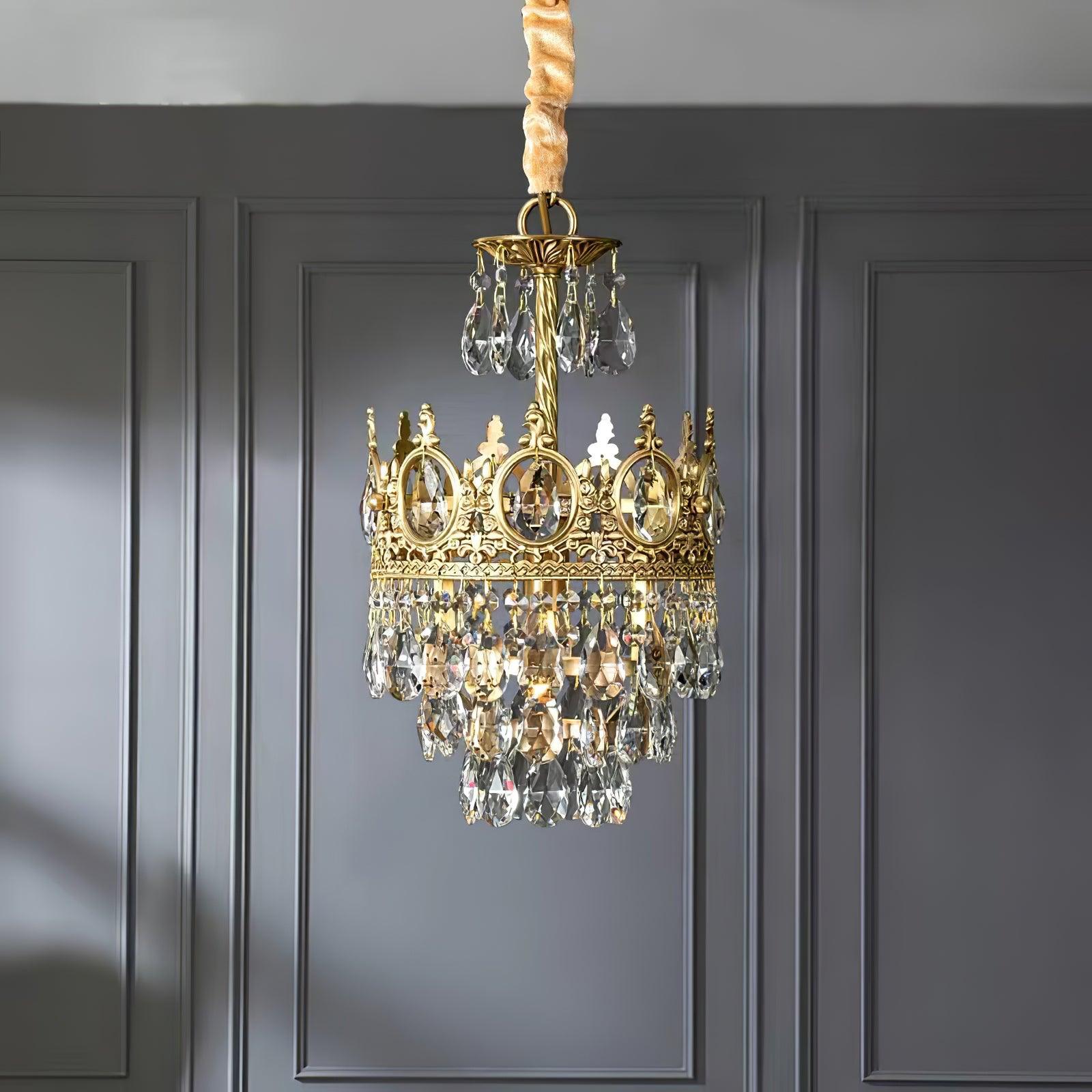 Lustra Pendelleuchte Vintage Kristalltropfen-Letslighting