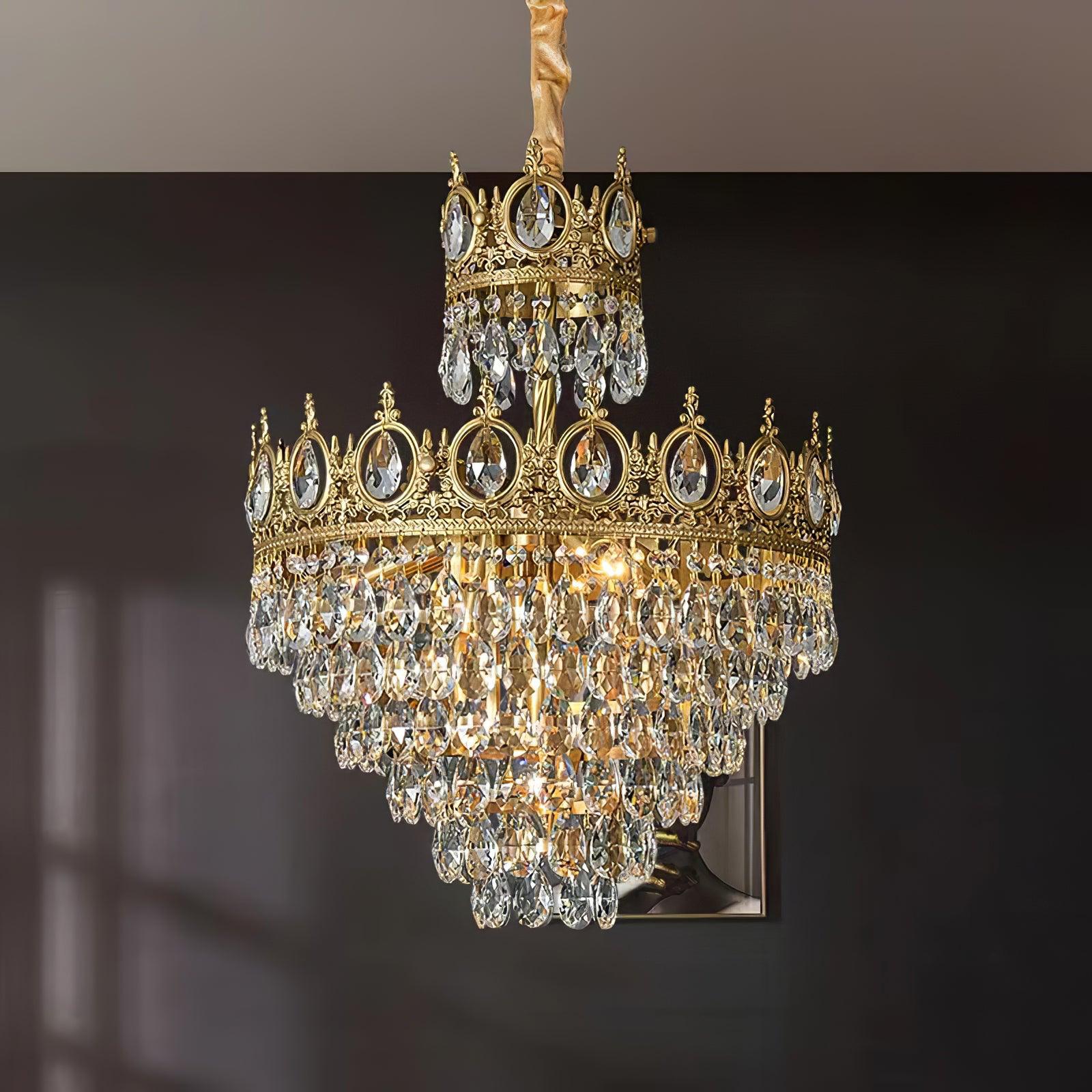 Lustra Pendelleuchte Vintage Kristalltropfen-Letslighting