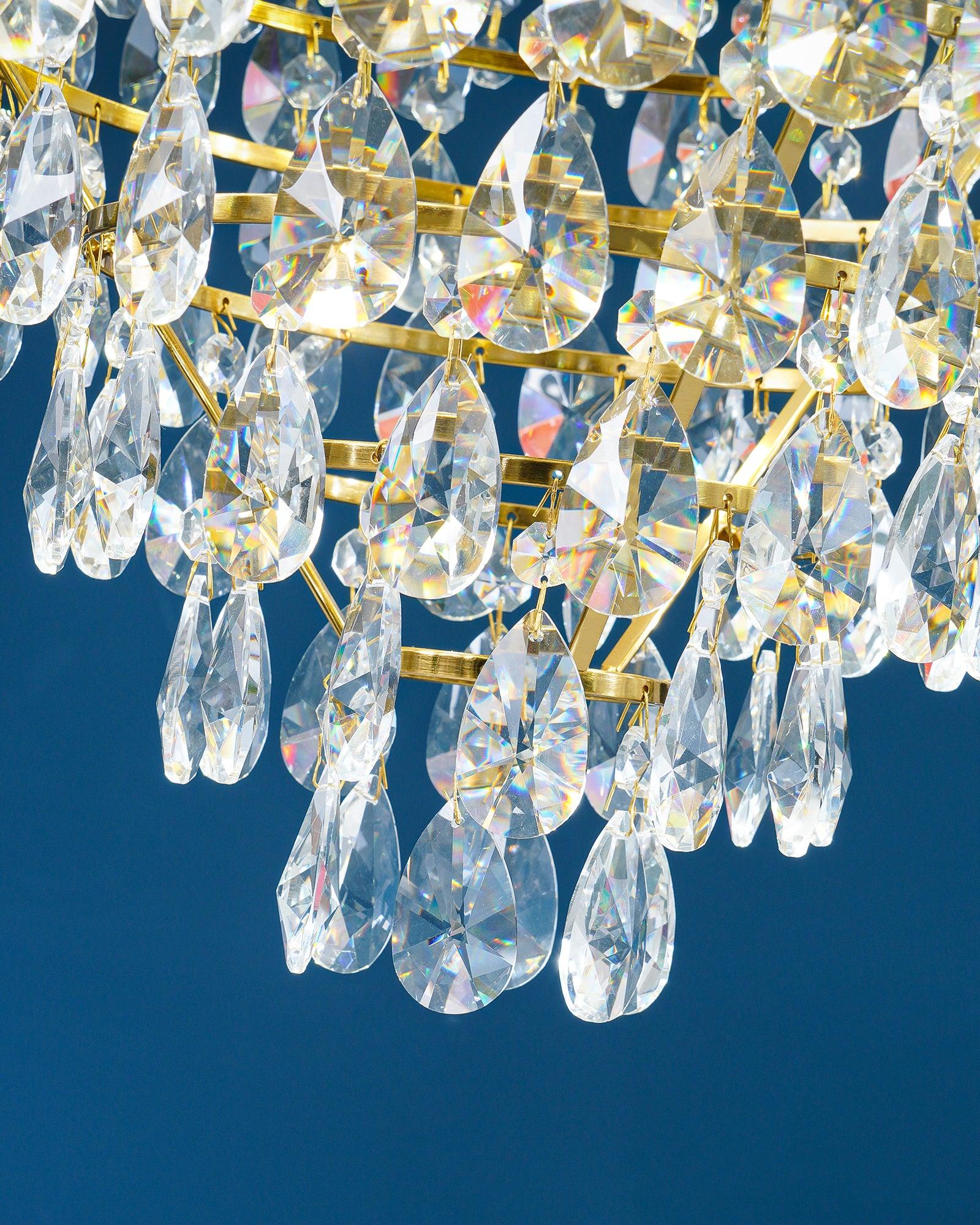 Lustra Pendelleuchte Vintage Kristalltropfen-Letslighting