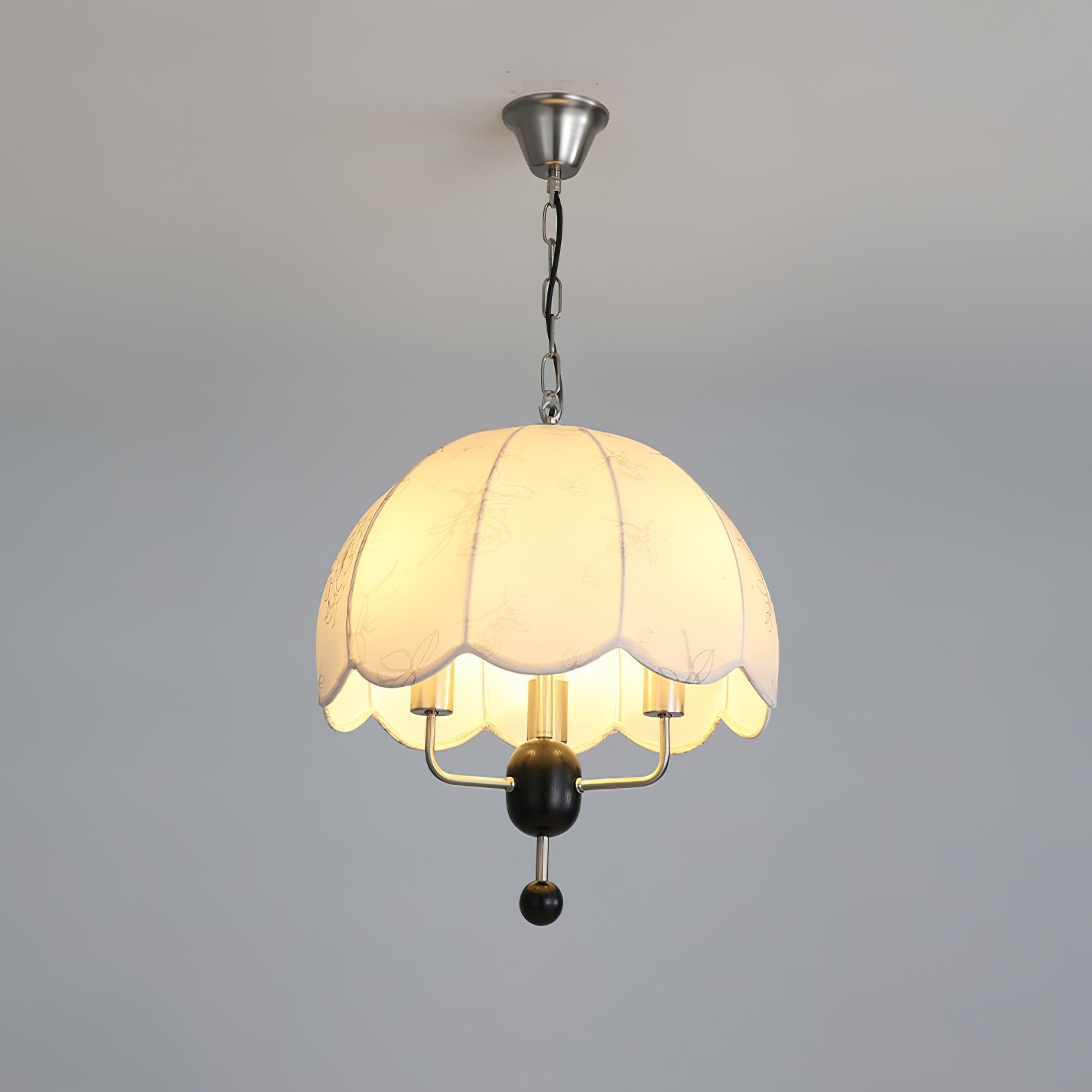 Ervaren Vintage Stoff Holz Pendelleuchte-Letslighting