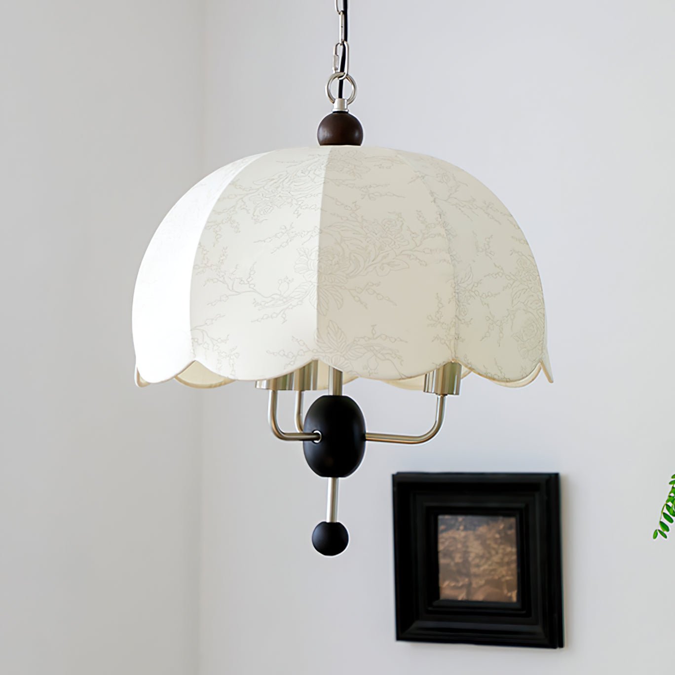 Ervaren Vintage Stoff Holz Pendelleuchte-Letslighting