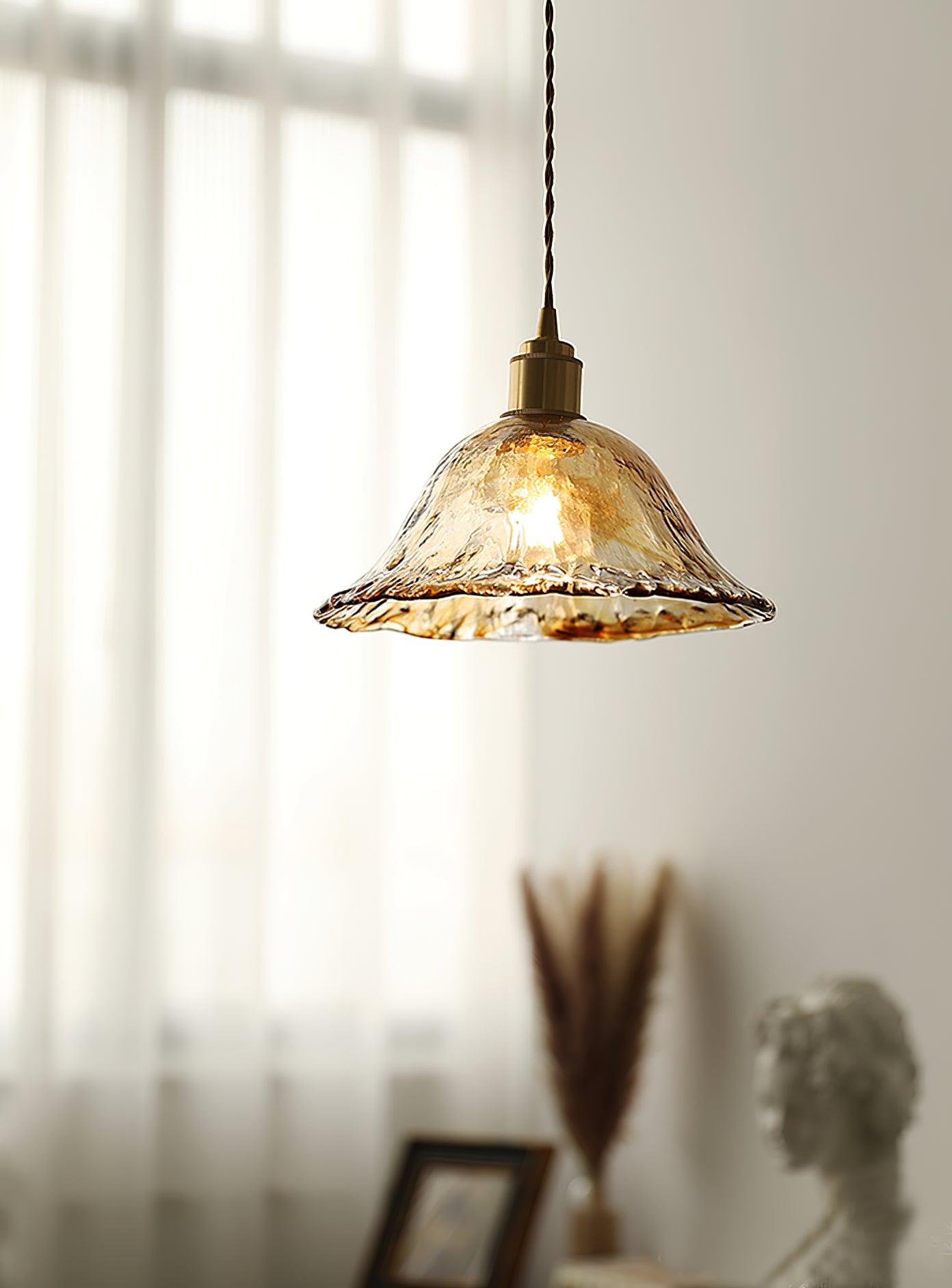 Lioracr Vintage Glas Pendelleuchte Leuchte-Letslighting