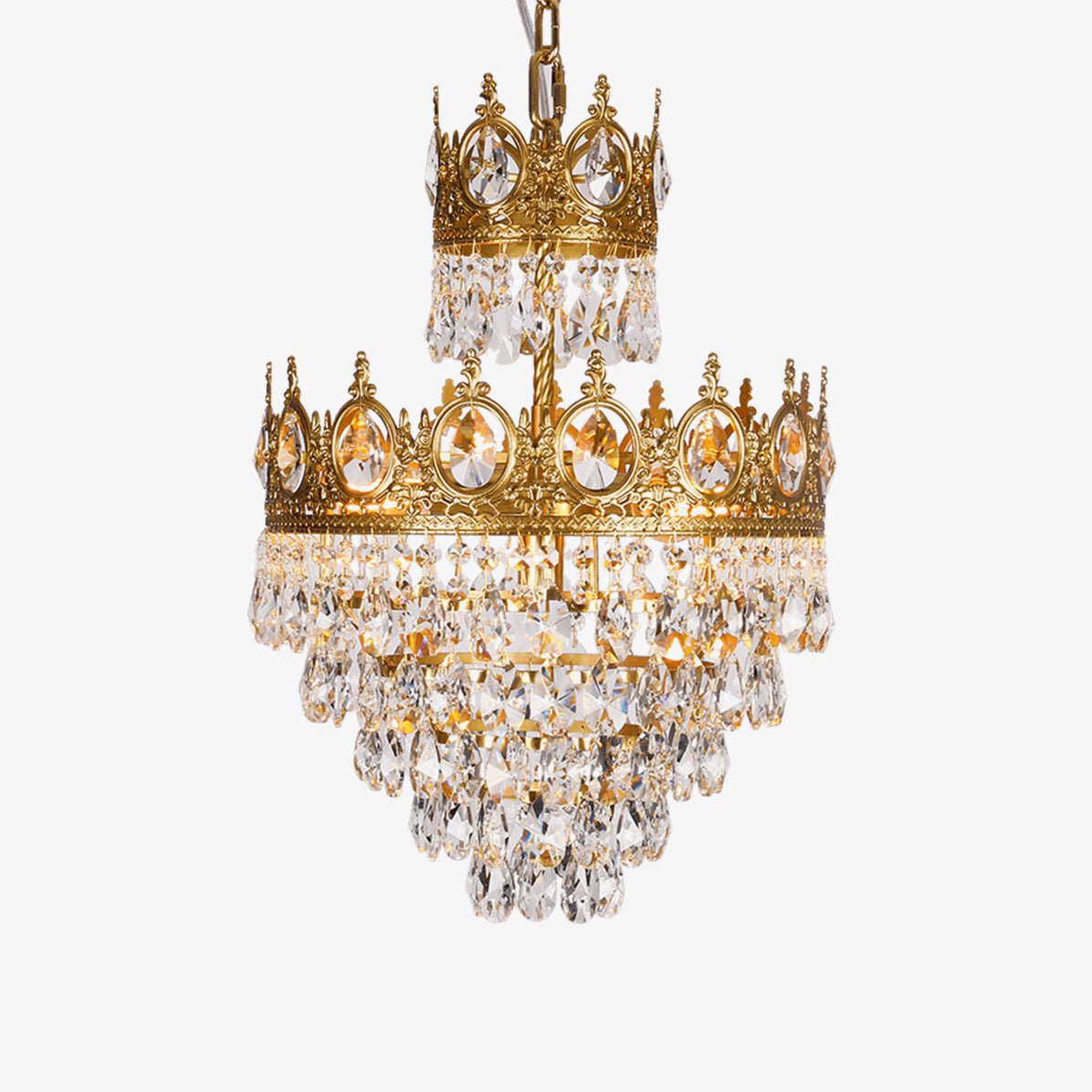 Lustra Pendelleuchte Vintage Kristalltropfen-Letslighting