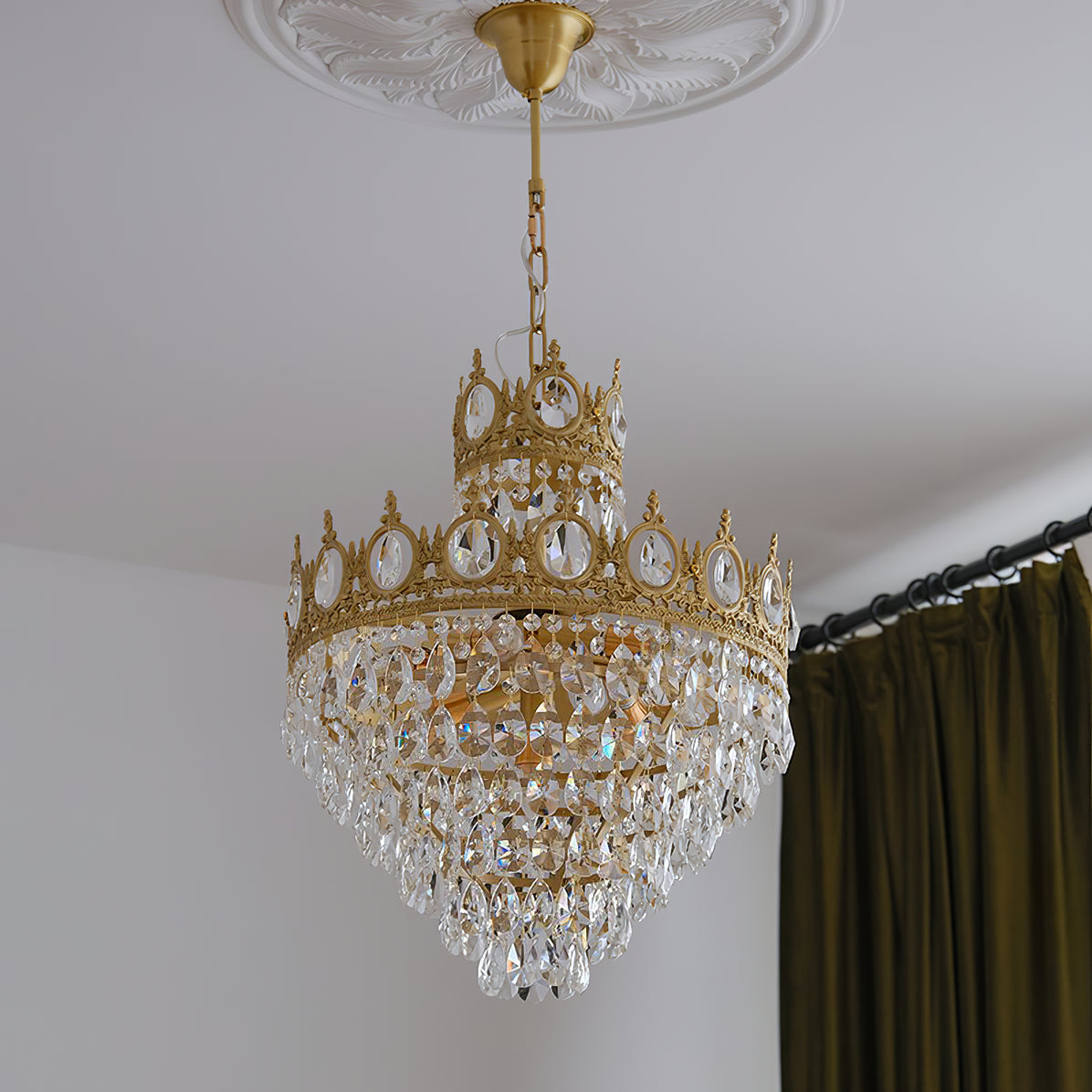 Lustra Pendelleuchte Vintage Kristalltropfen-Letslighting