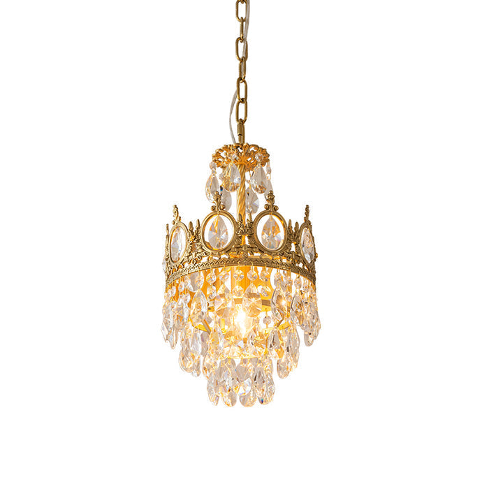 Lustra Pendelleuchte Vintage Kristalltropfen-Letslighting