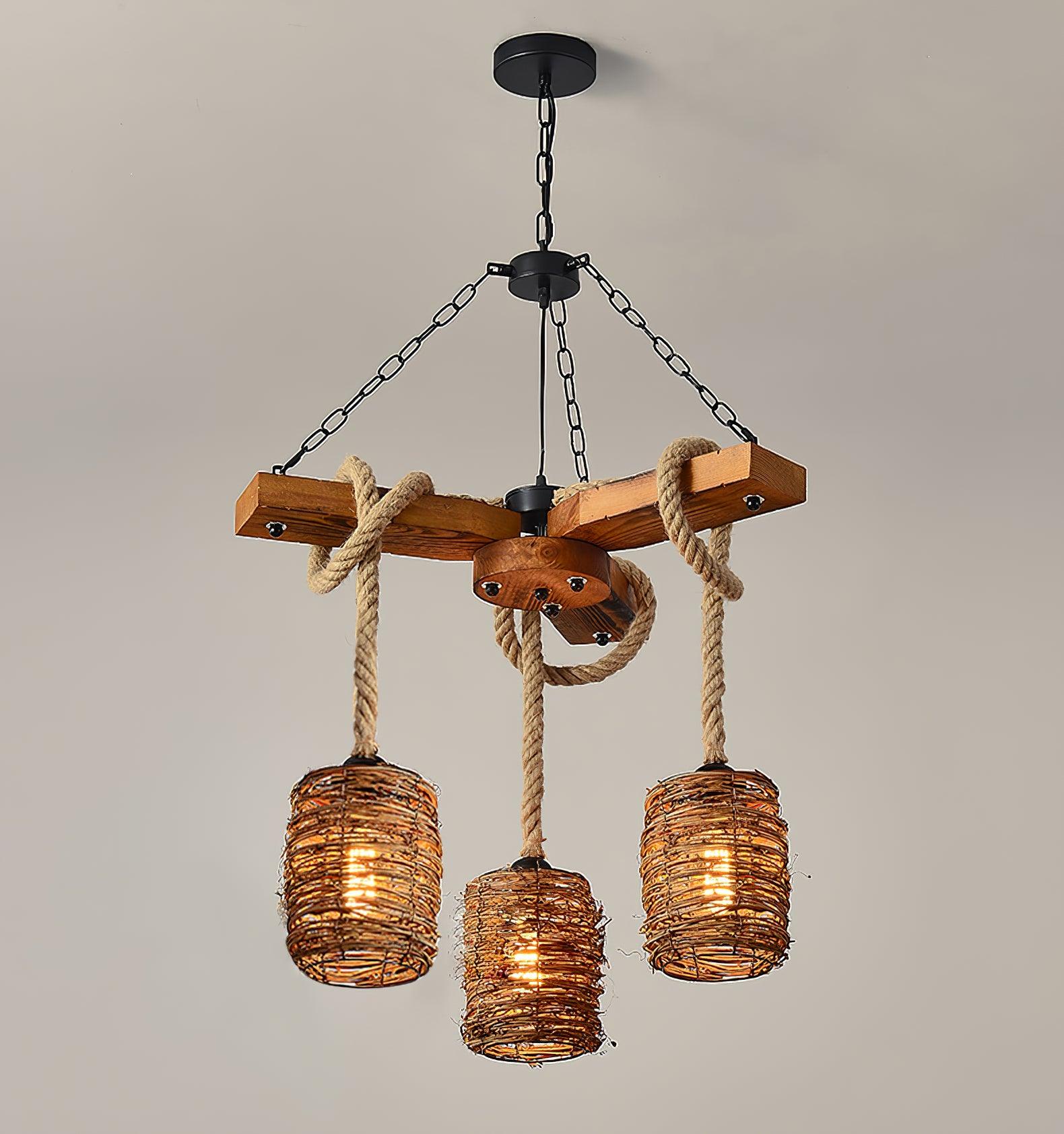 Vintage Farmhouse Chandelier - Blowlighting