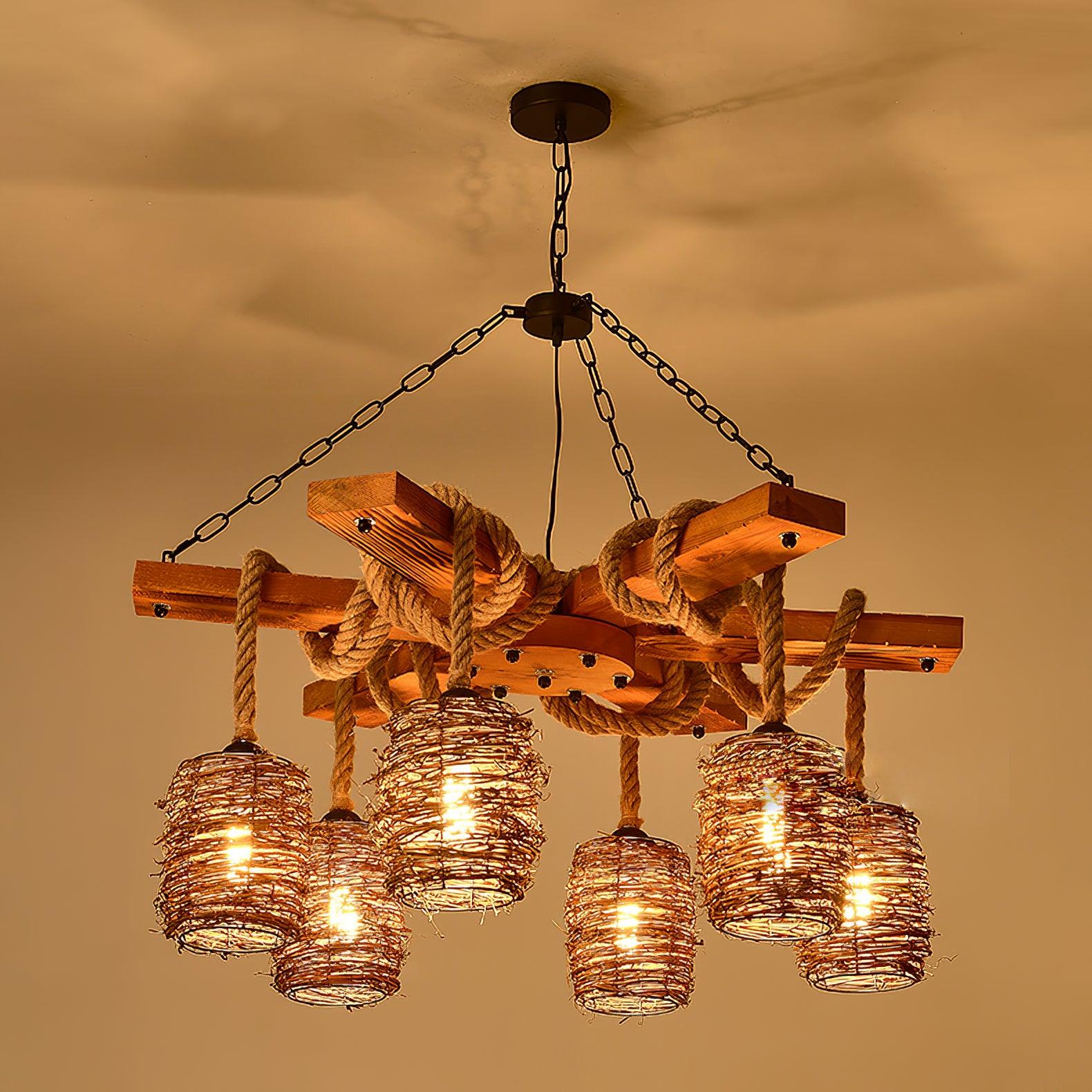 Vintage Farmhouse Chandelier - Blowlighting