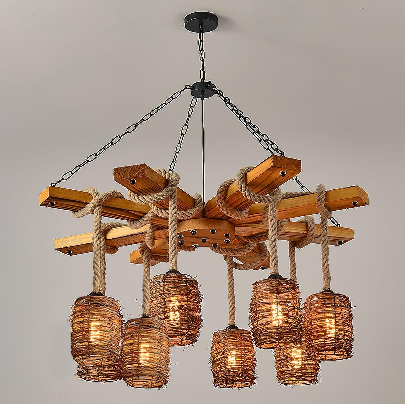 Vintage Farmhouse Chandelier - Blowlighting