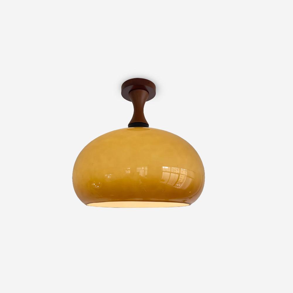 Liora Amber Glass Ceiling Light - Letslighting