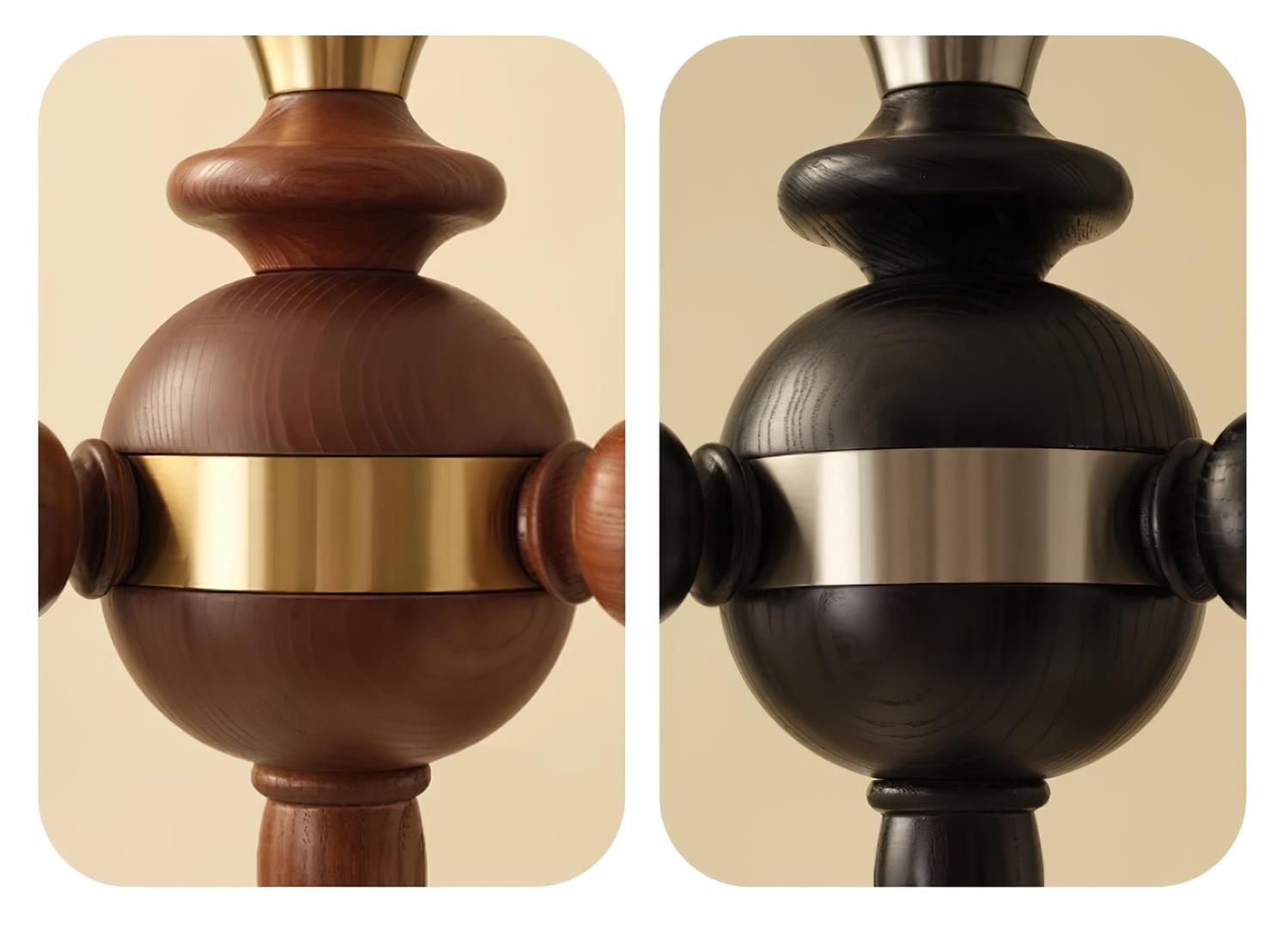 Juvian Vintage Kronleuchter aus Holz-Letslighting