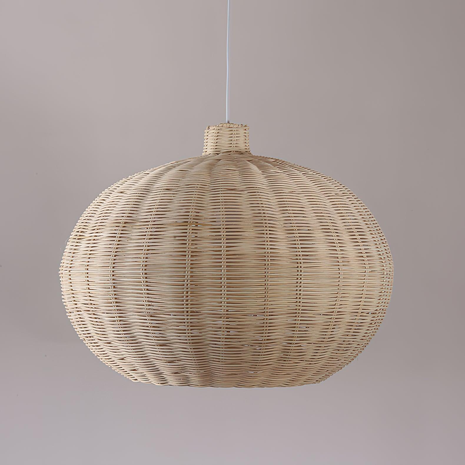 Solvice Vintage Rattan Pendelleuchte-Letslighting